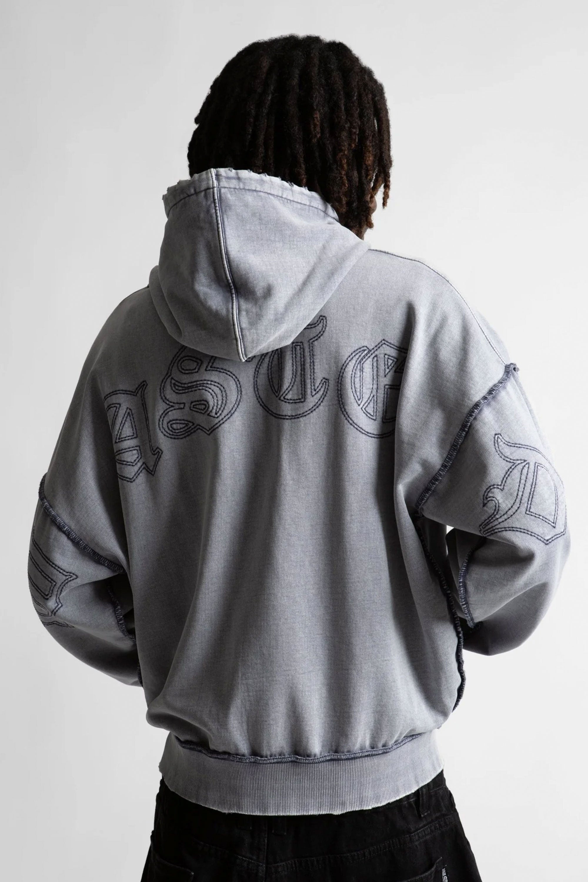 Wasted Paris gray hoodie Happylifeshops