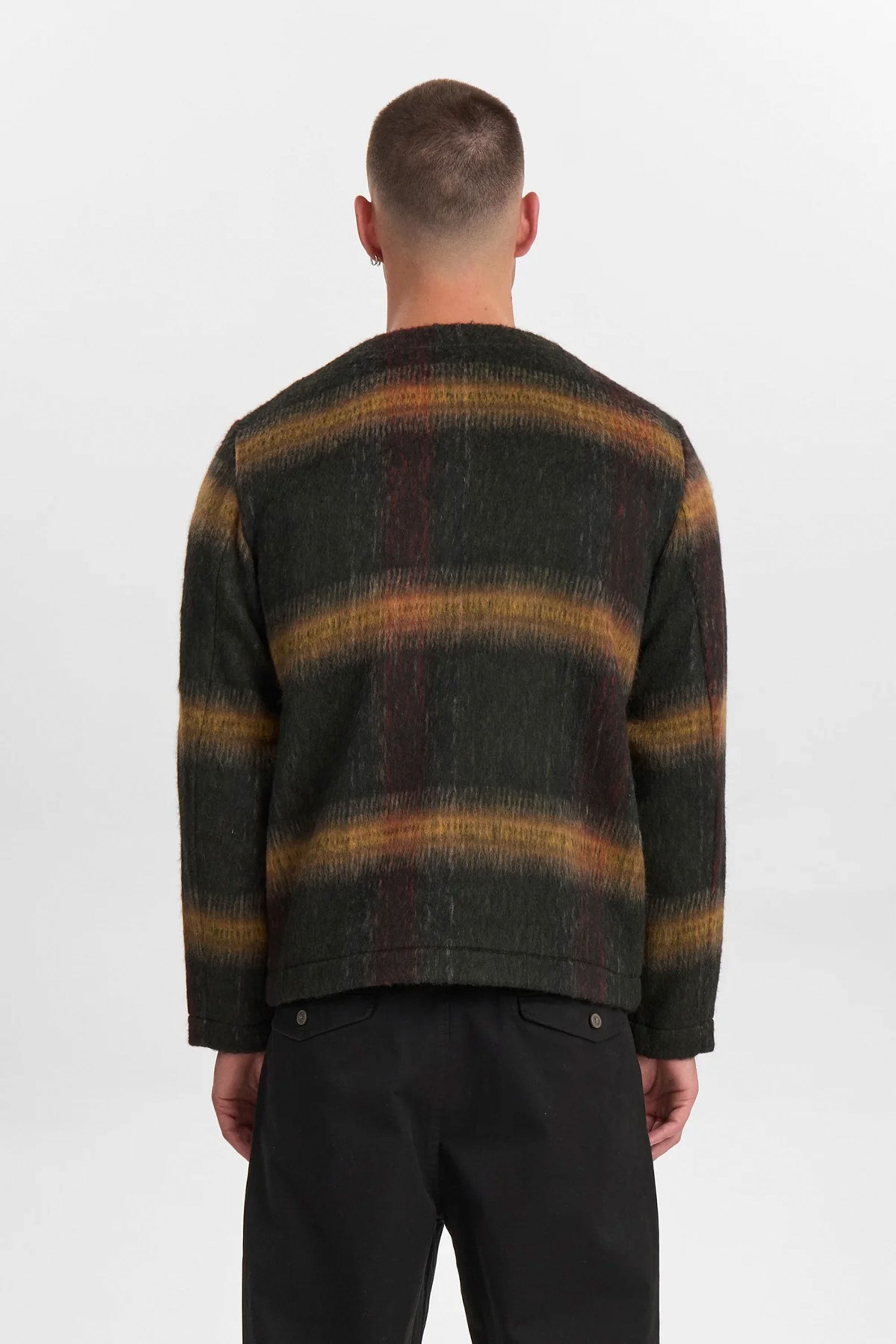 Pukas-Surf-Shop-Man-Overshirt-Anerkjendt-Akdan-Heavy-Twill-Check-Overshirt-Forest-Night-1