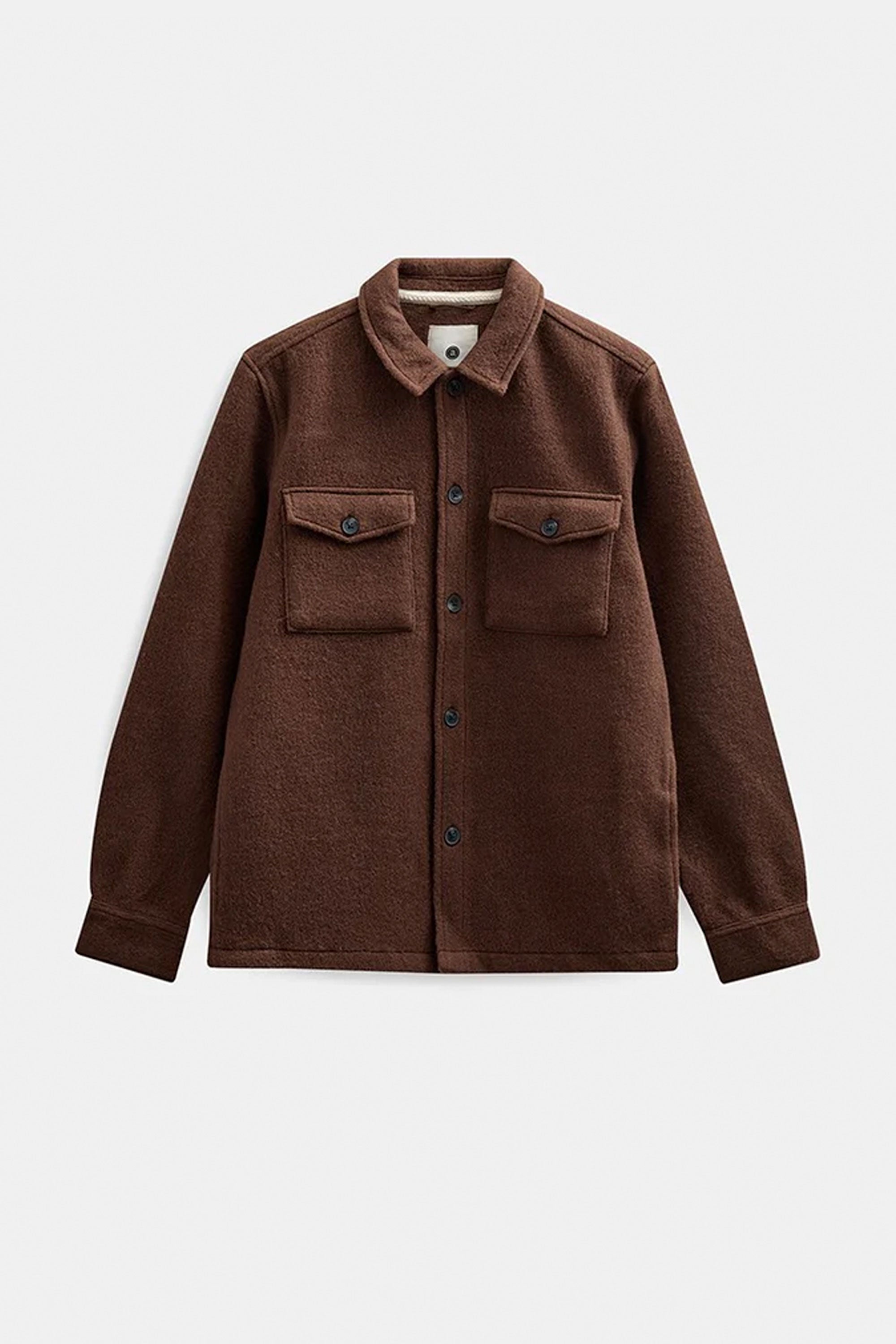 Pukas-Surf-Shop-Man-Overshirt-Anerkjendt-Akoscar-Boiled-Wool-Overshirt-Carafe-1