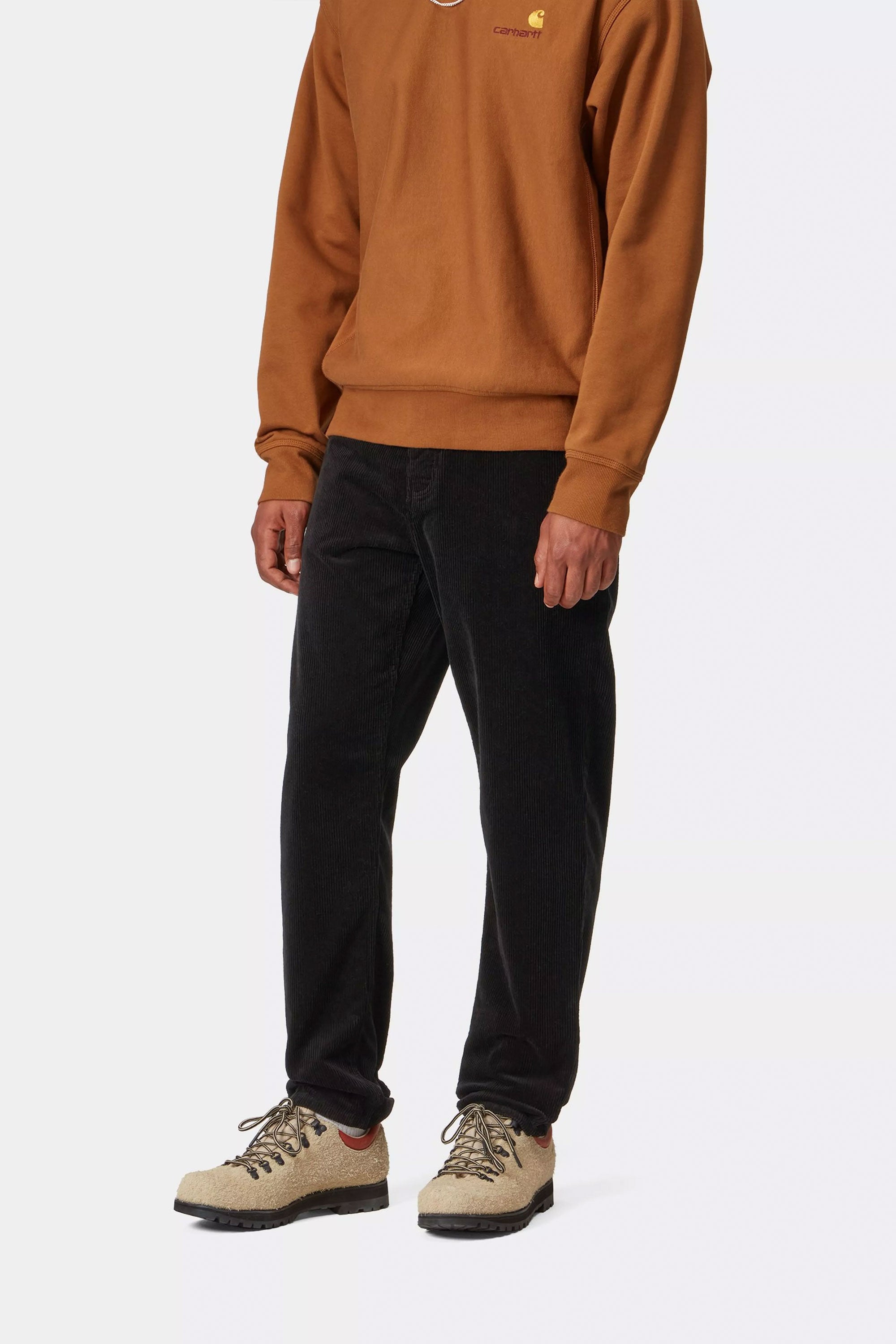 Happylifeshops Carhartt WIP black corduroy tapered pant