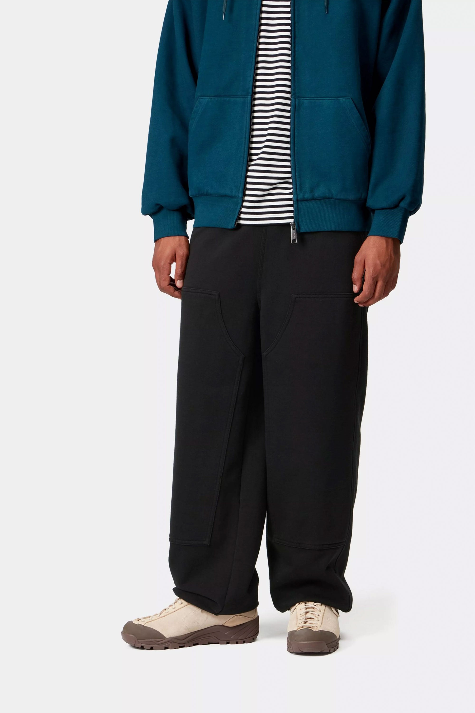 Happylifeshops Carhartt WIP stone washed sweatpant with double knee panels