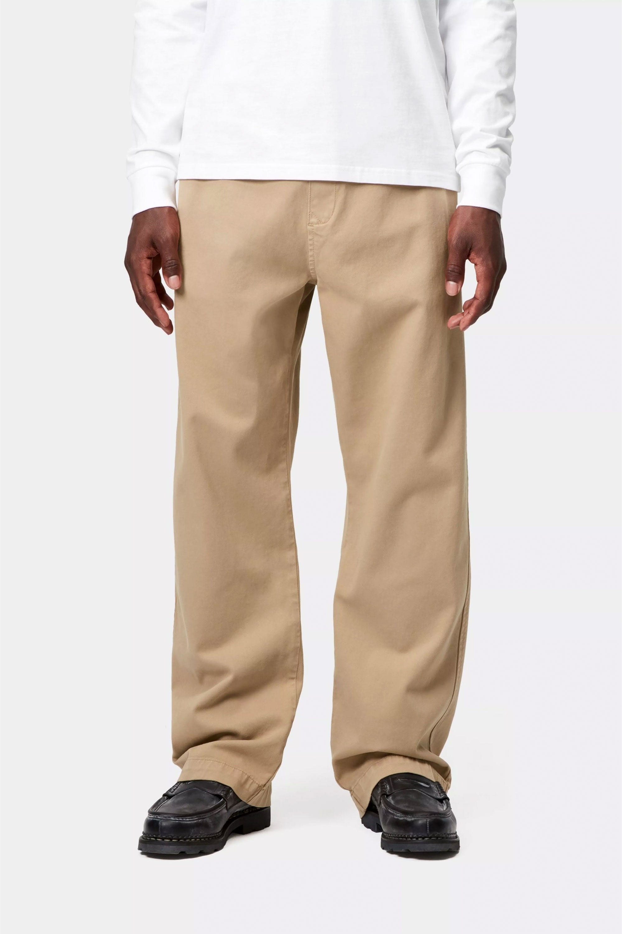 Happylifeshops Carhartt Wip garment-dyed leather-tone pants