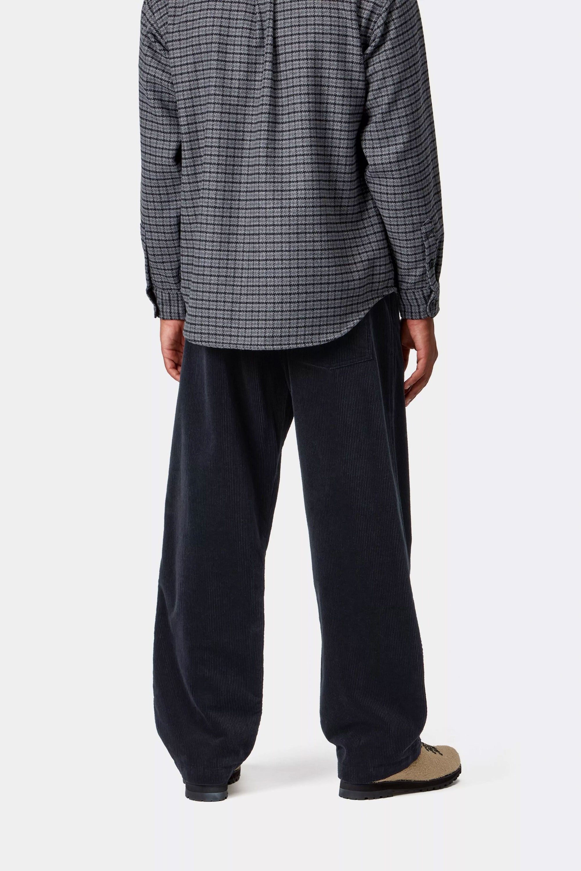 Happylifeshops Carhartt Wip cotton pants in dark navy rinse