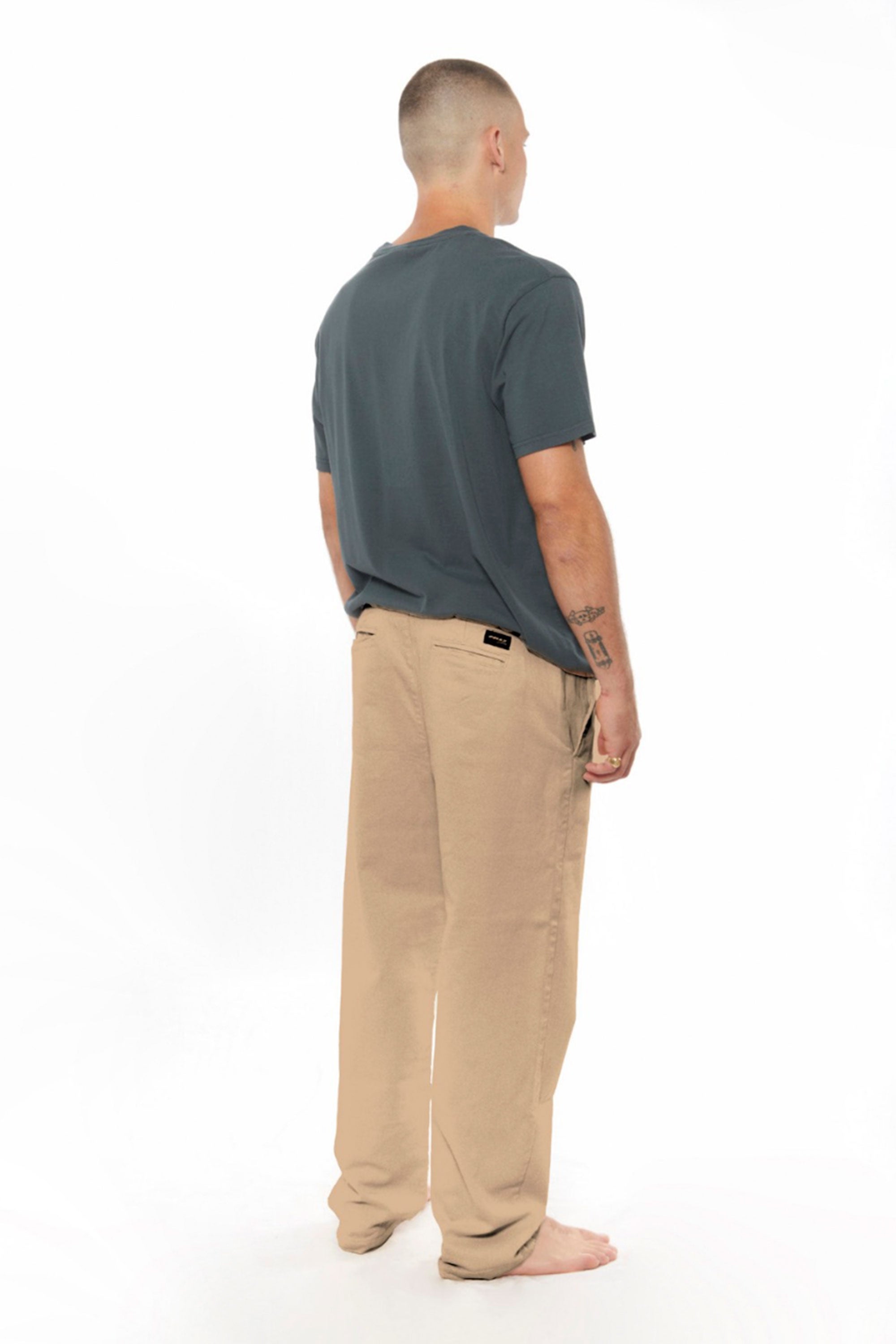 Happylifeshops Man Pant Pukas Canvas Pant Safari