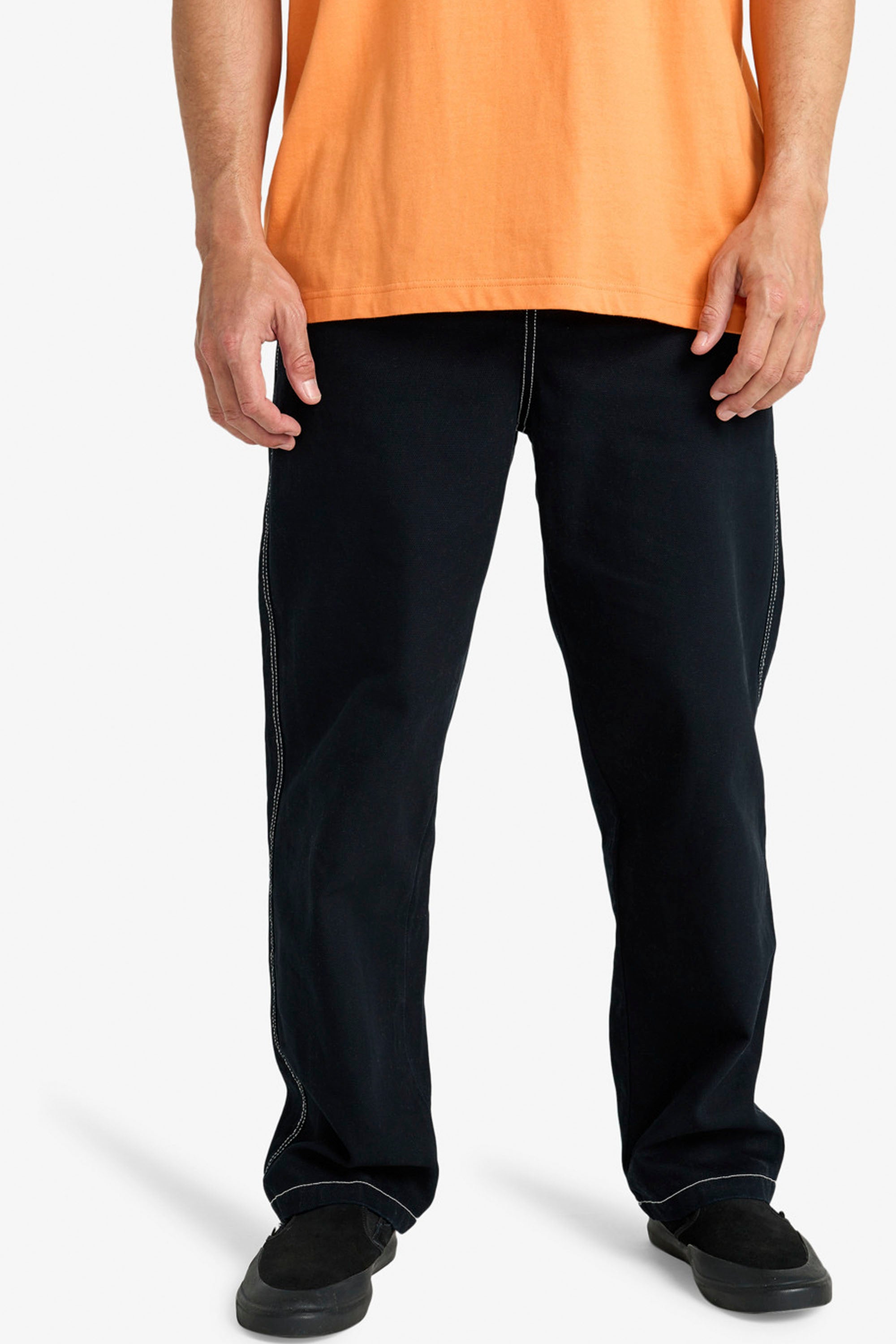 Happylifeshops Billabong Larry Canvas denim joggers black