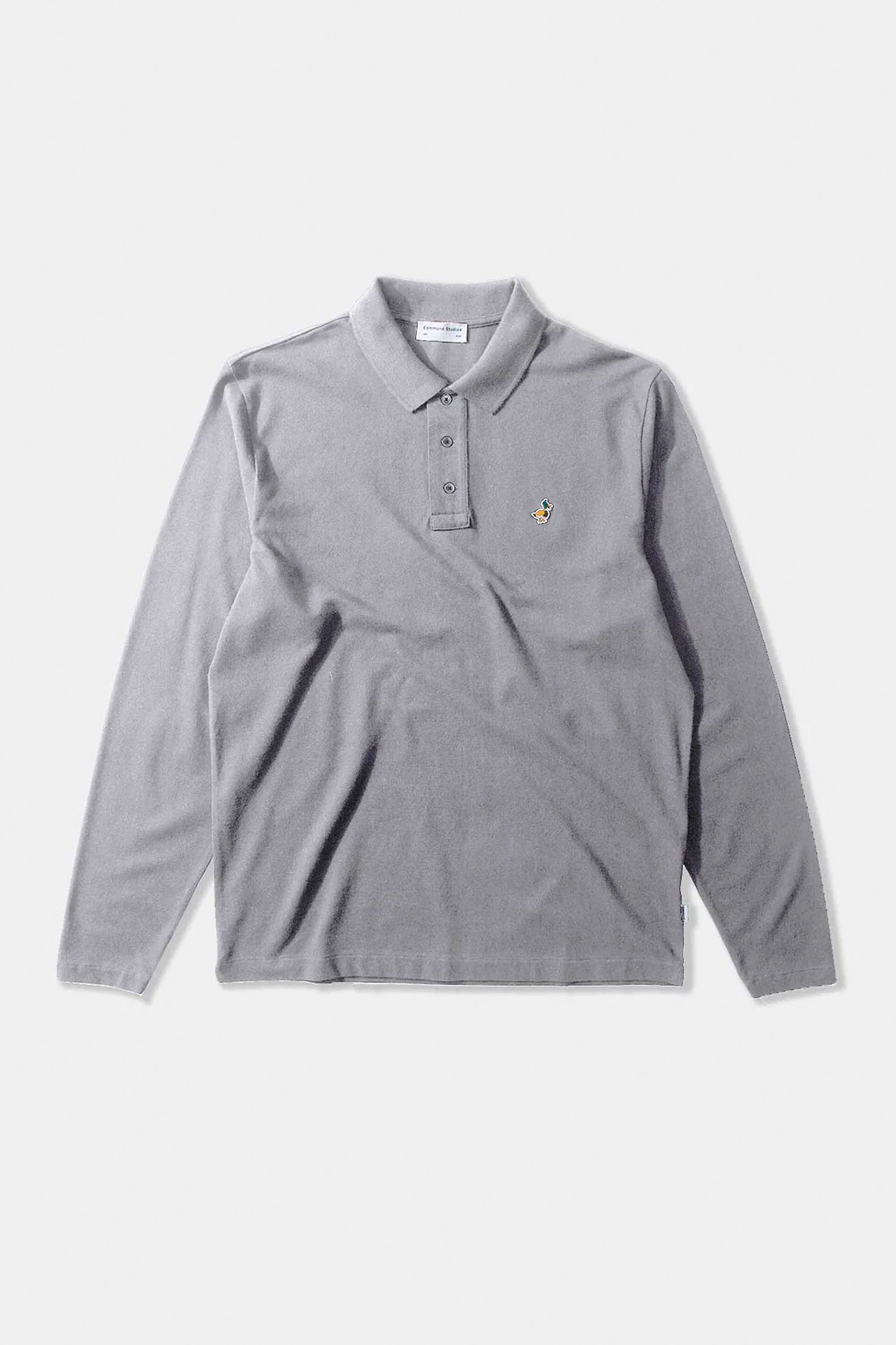 Pukas-Surf-Shop-Man-Polo-Edmmond-Wilson-Polo-Plain-Light-Grey-1