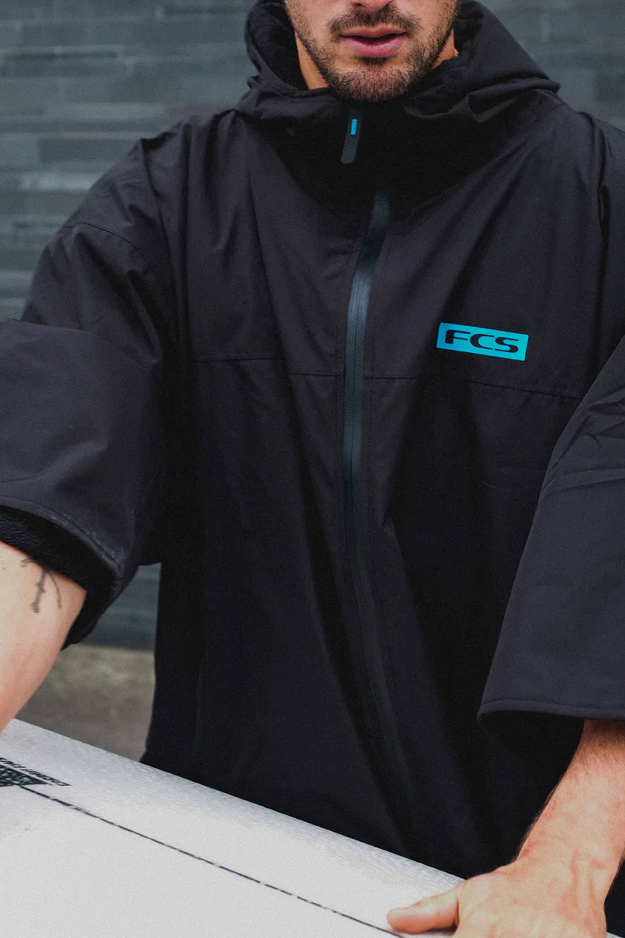 Happylifeshops Man Poncho FCS All Weather Poncho Black