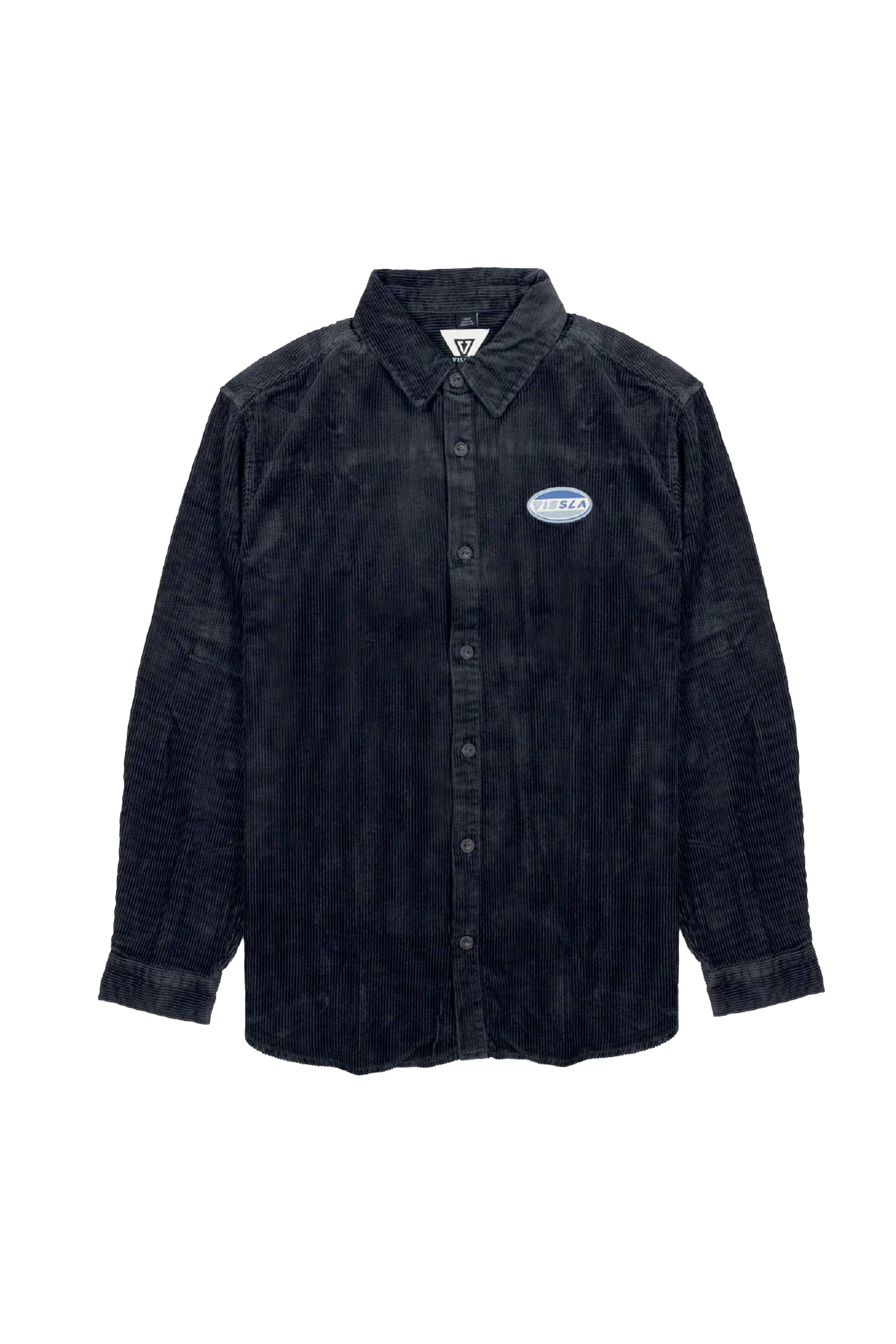 Vissla Happylifeshops Blinker Organic Shirt Phantom corduroy overshirt
