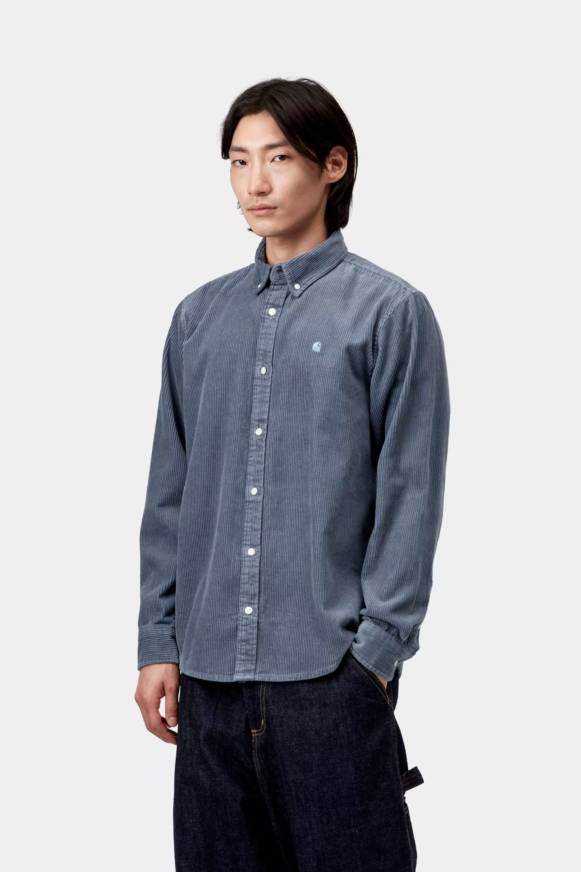 Happylifeshops Carhartt WIP L/S Madison Cord Shirt Angelite corduroy relaxed fit