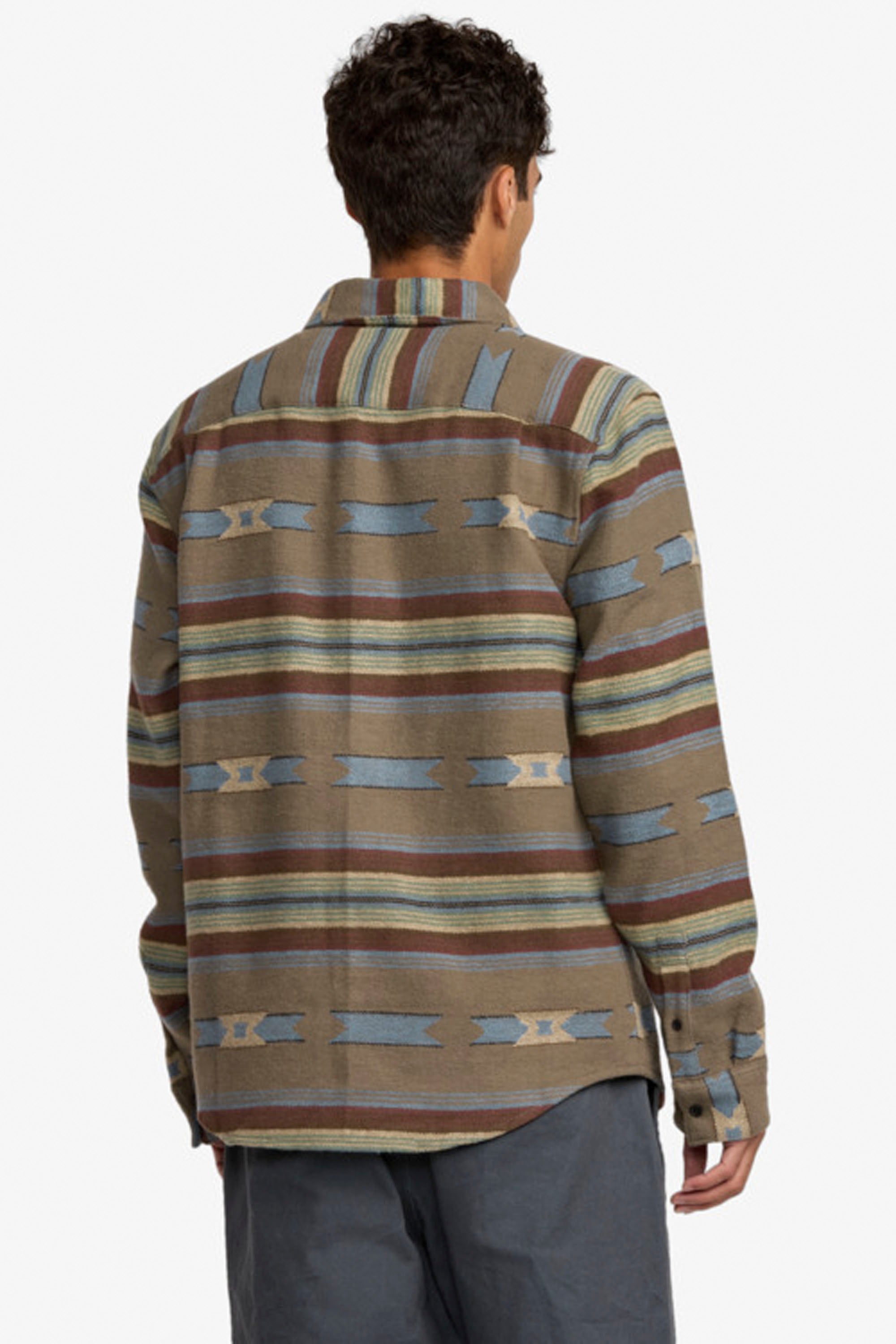 Happylifeshops RVCA flannel shirt in blanket plaid