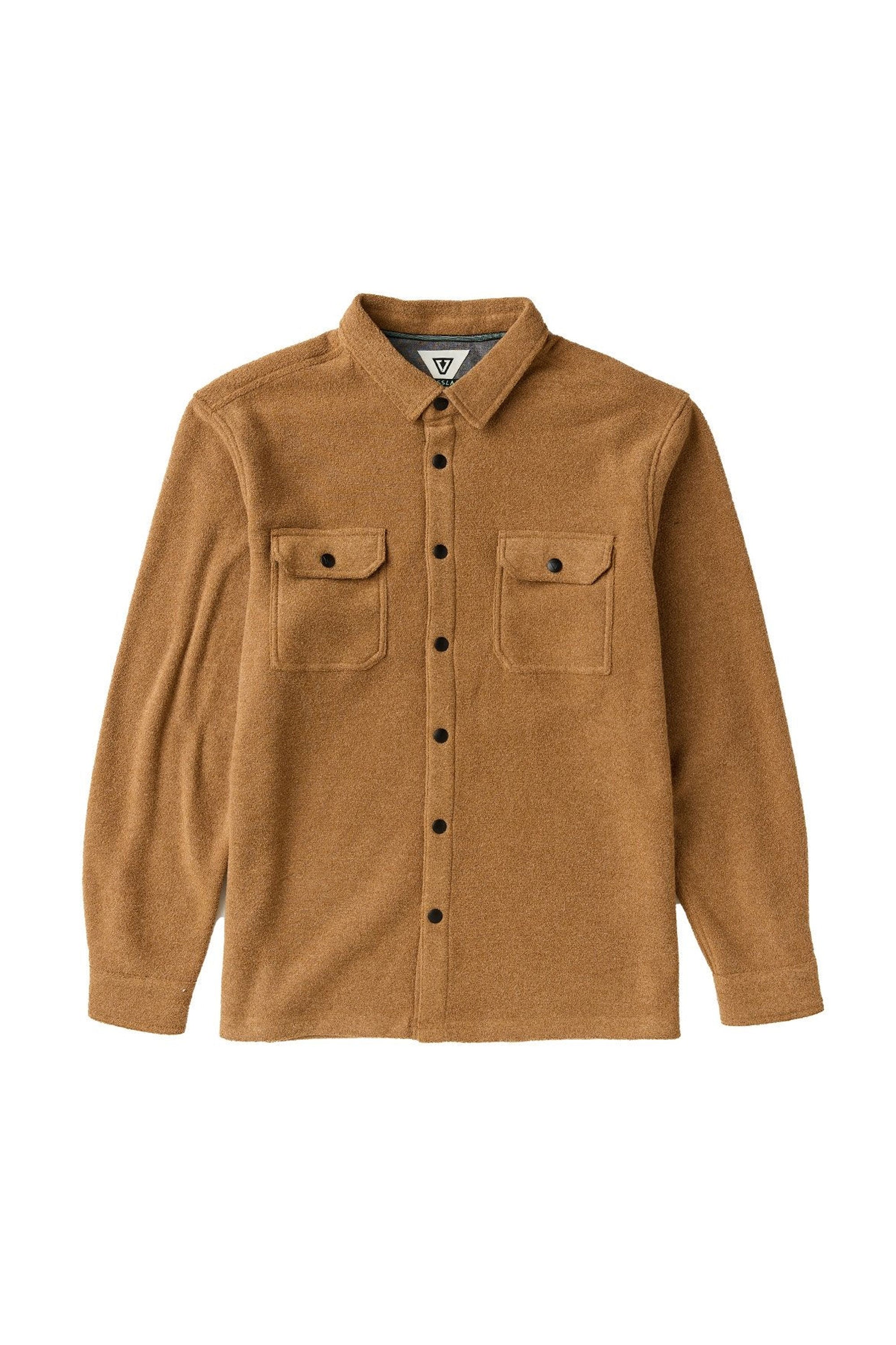 Vissla Happylifeshops Looper Terry Eco LS Shirt Rubber relaxed terry fleece shirt