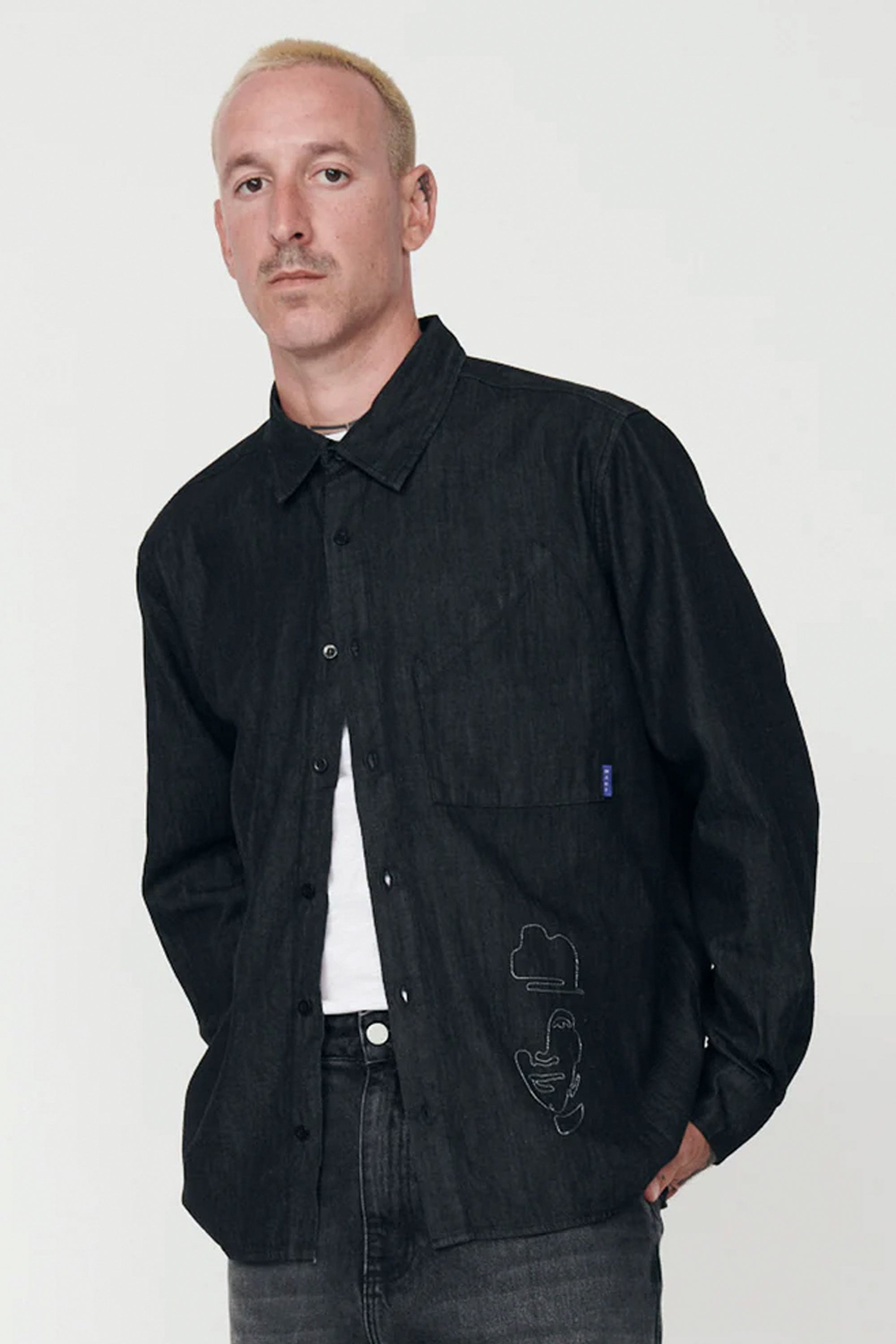 Happylifeshops Man Shirt WANF Work The Details Black