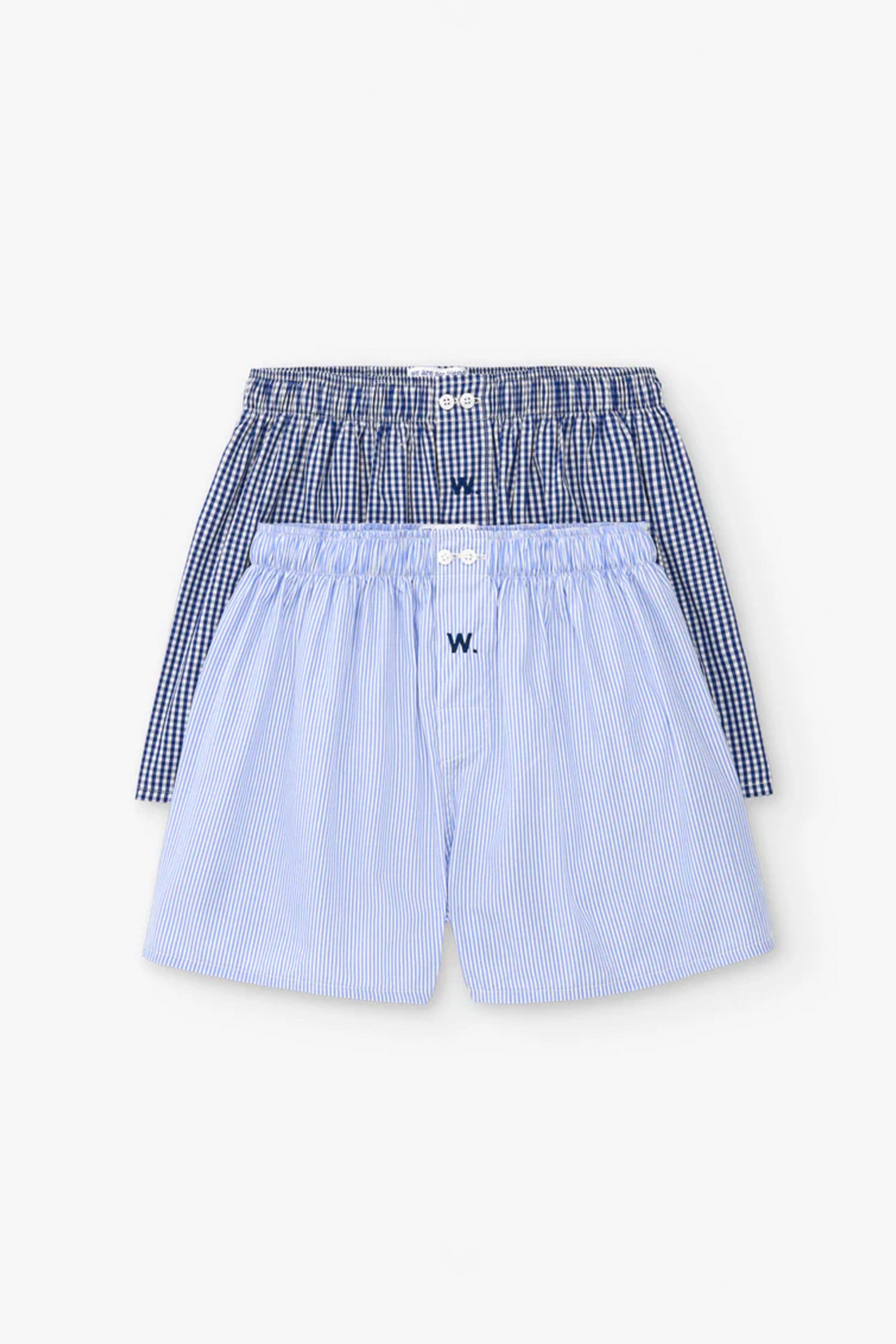 Happylifeshops Man Short WANF Boxer Pack Of 2 Vicky And Stripes