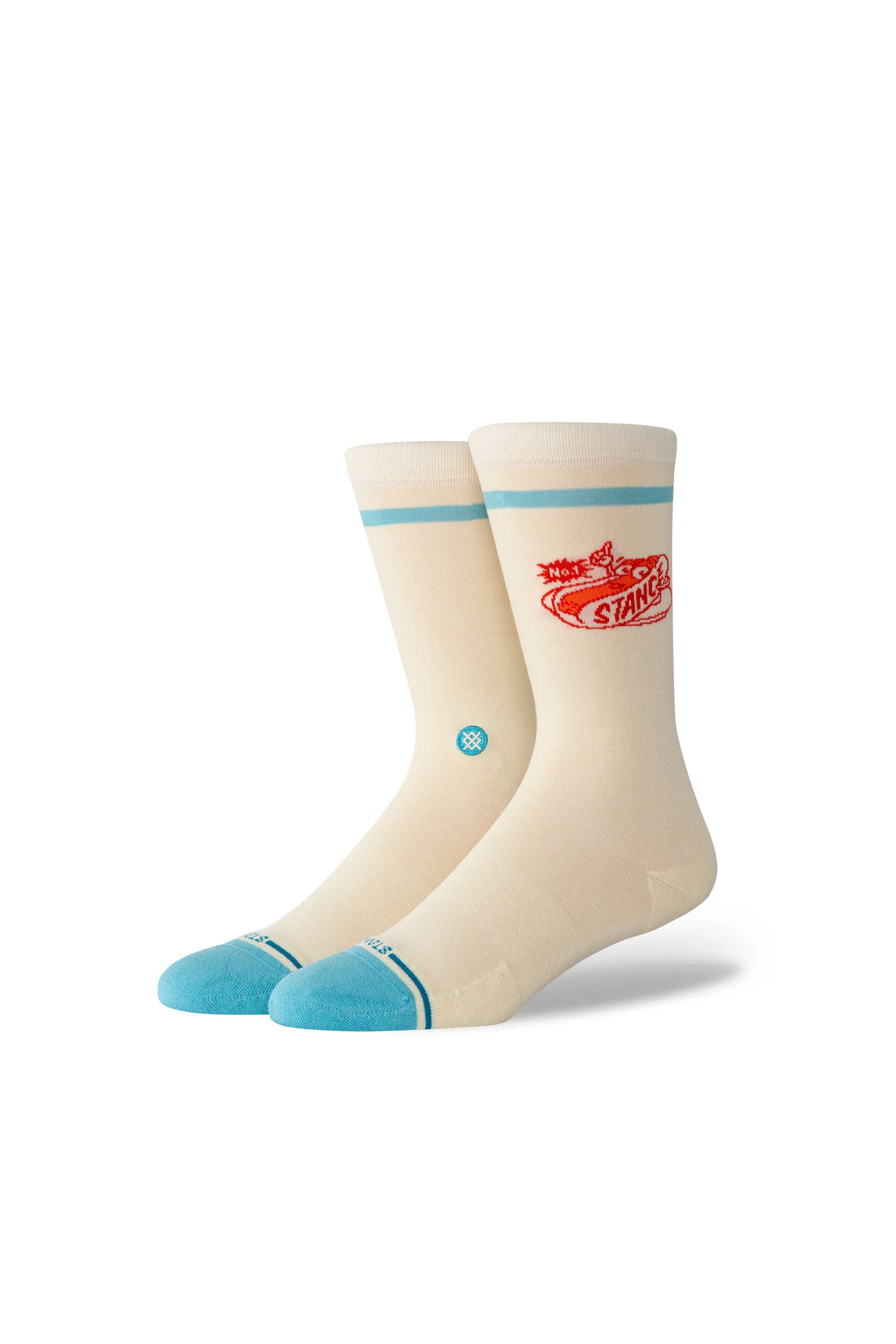 Happylifeshops Stance Dog Crew Socks in Canvas