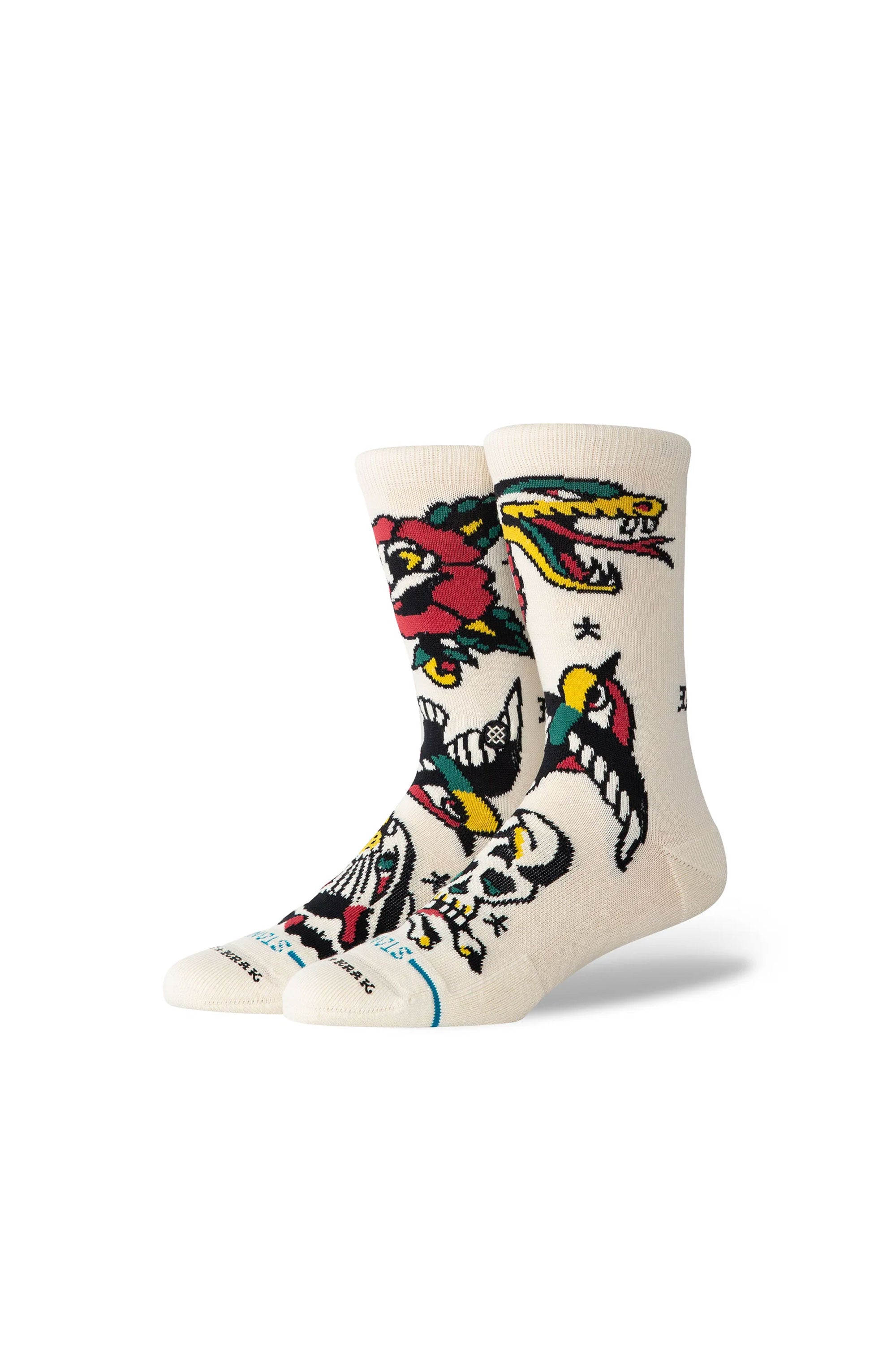 Happylifeshops Stance Flash Crew Socks in Canvas