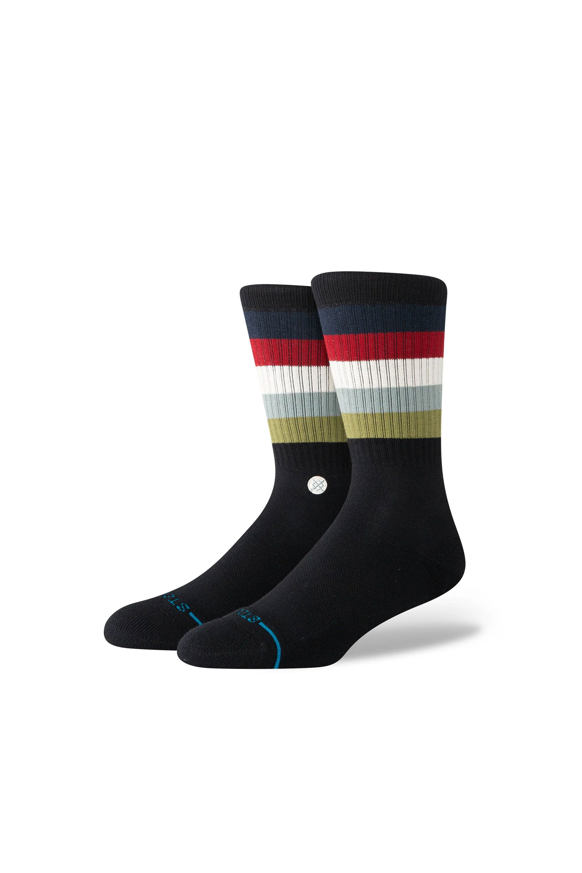 Happylifeshops Stance Maliboo Crew Socks in Black Fade