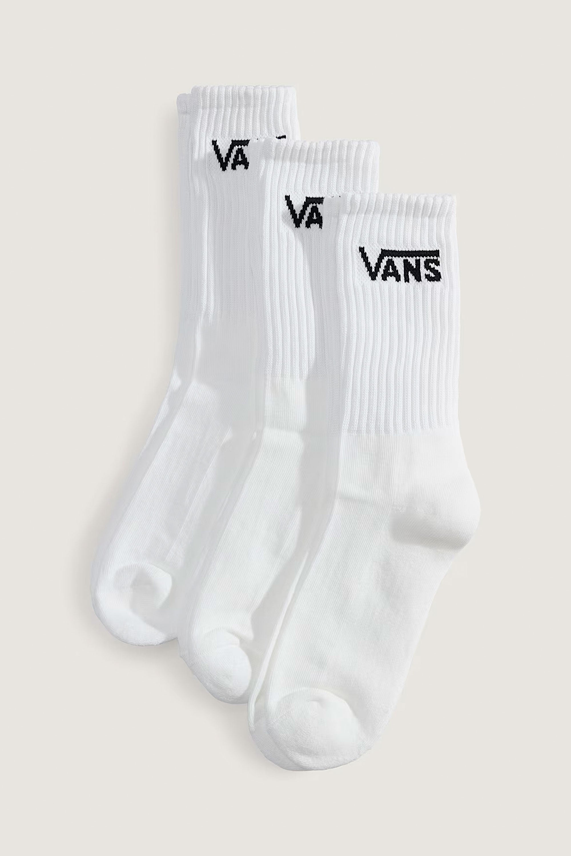 Happylifeshops Vans Classic Crew Socks 3-Pack in White