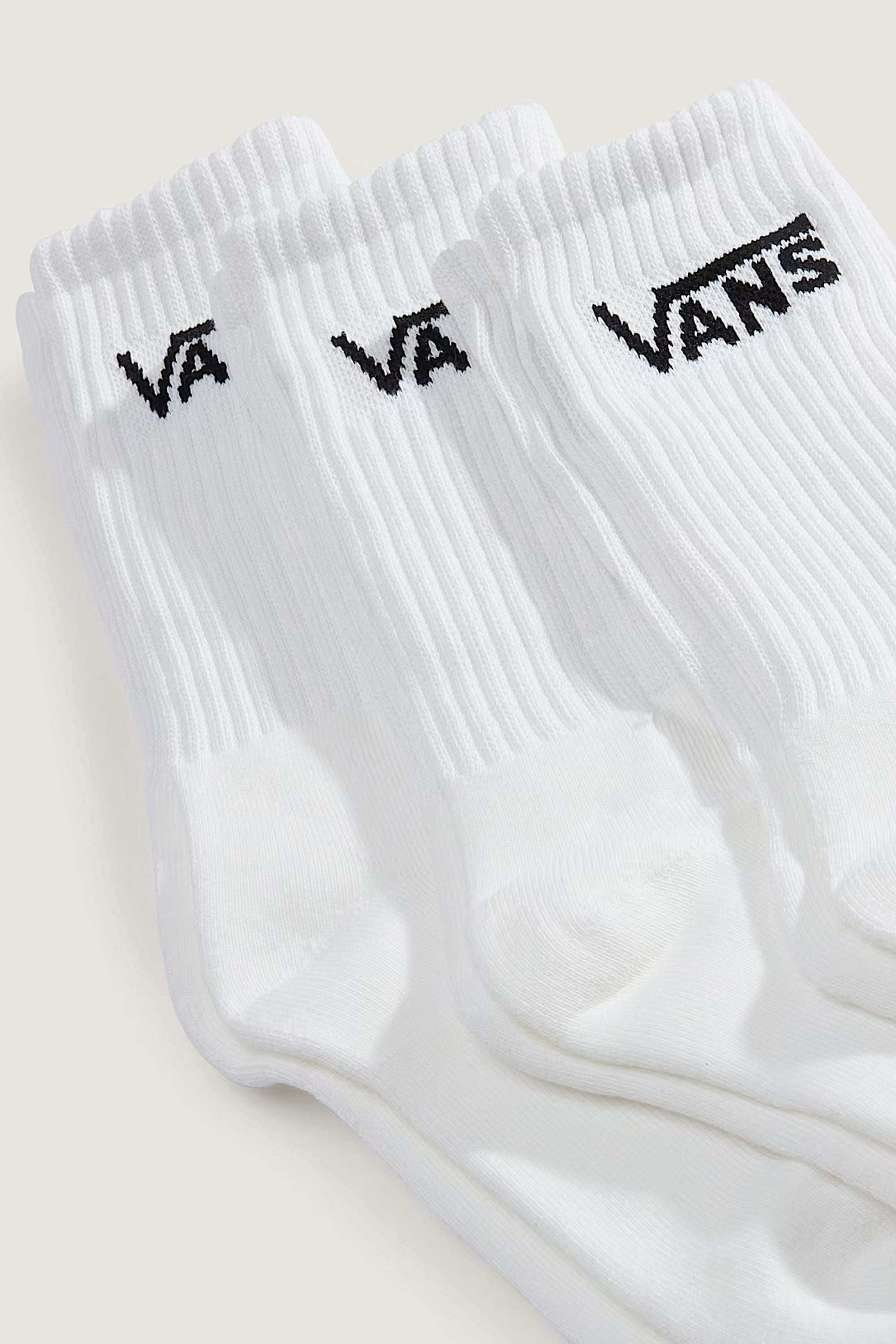 Happylifeshops Vans Classic Crew Socks 3-Pack in White