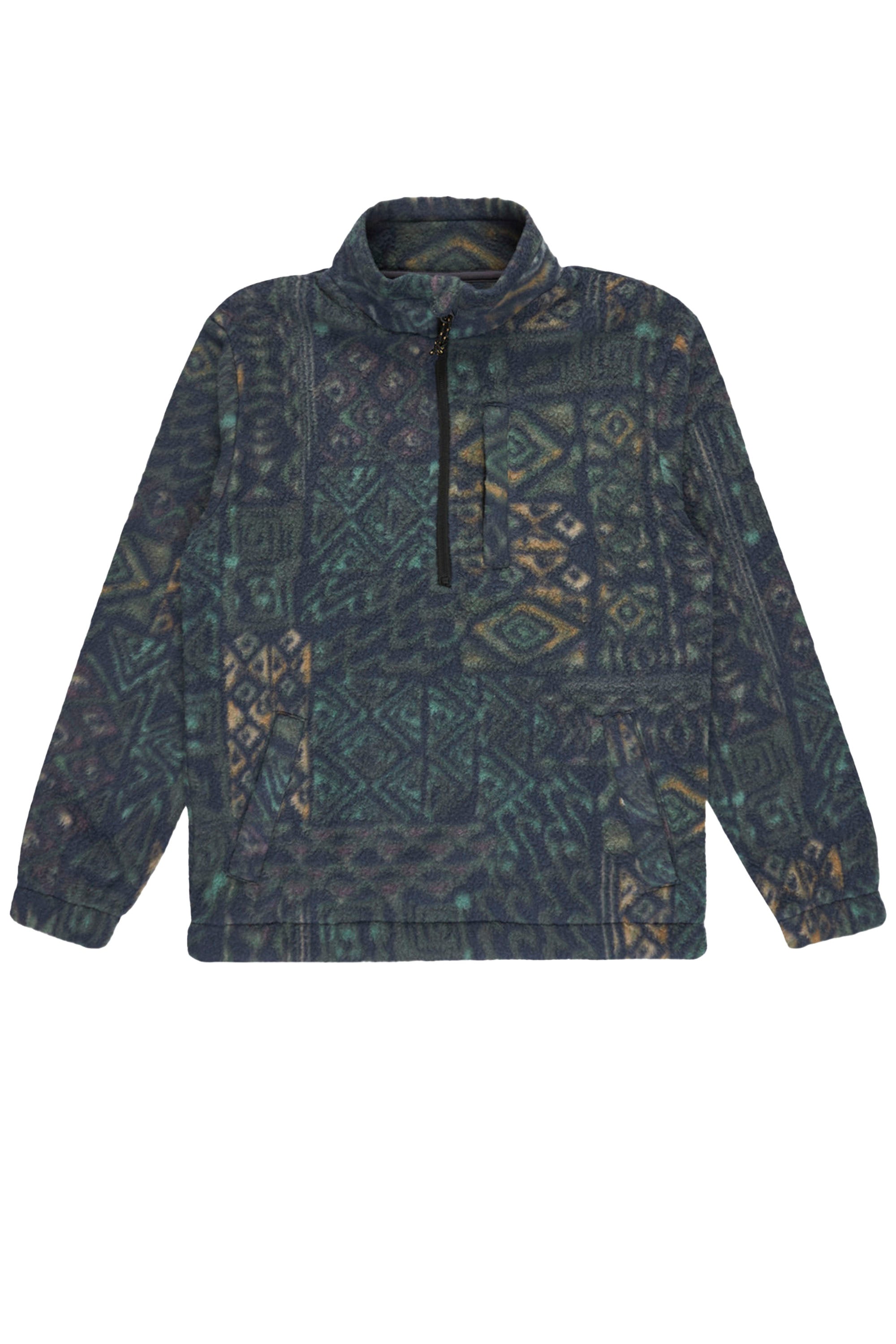 Happylifeshops Billabong youth mock fleece black zip high-neck