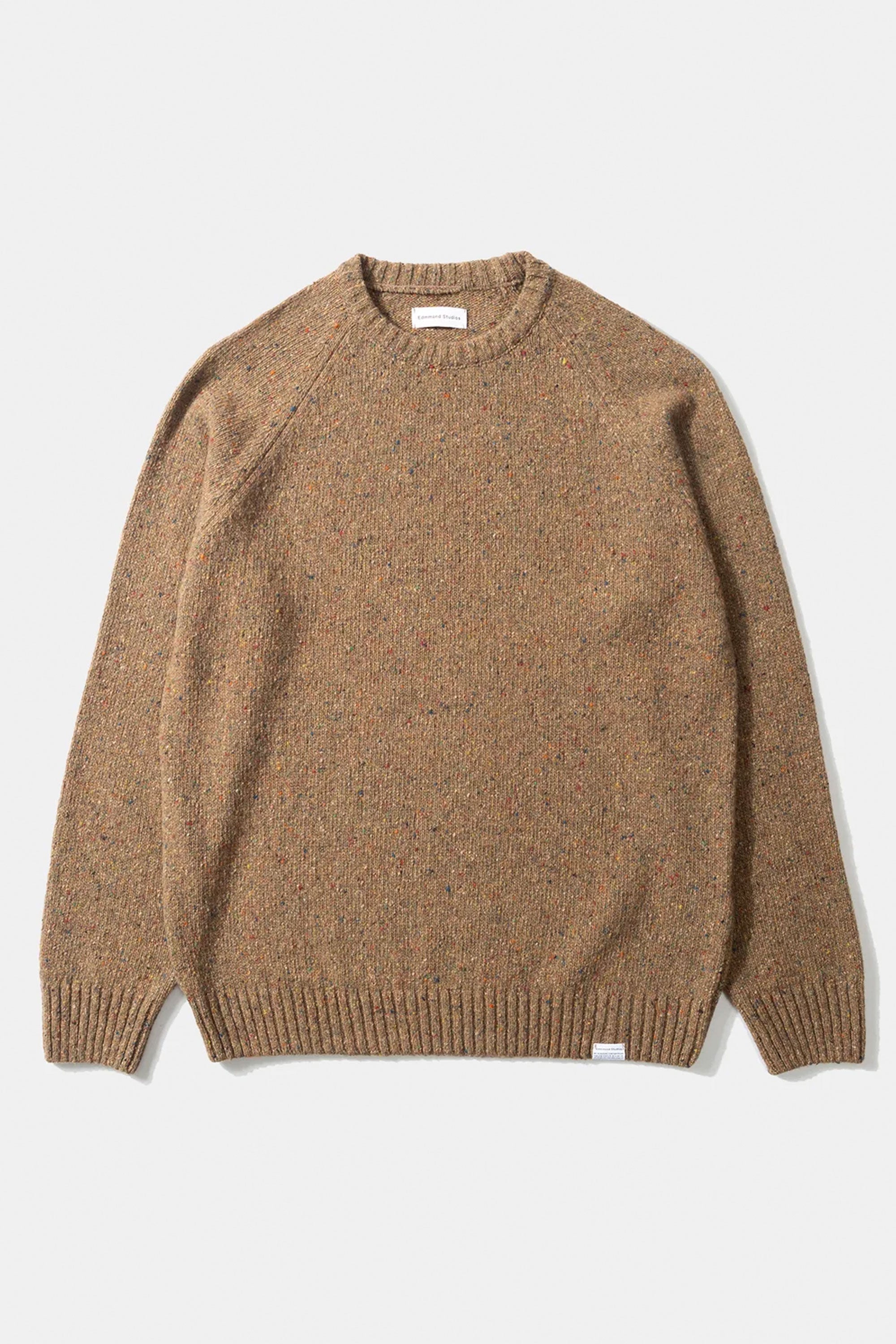 Happylifeshops Man Sweat Edmmond Paris Sweater Plain Tan