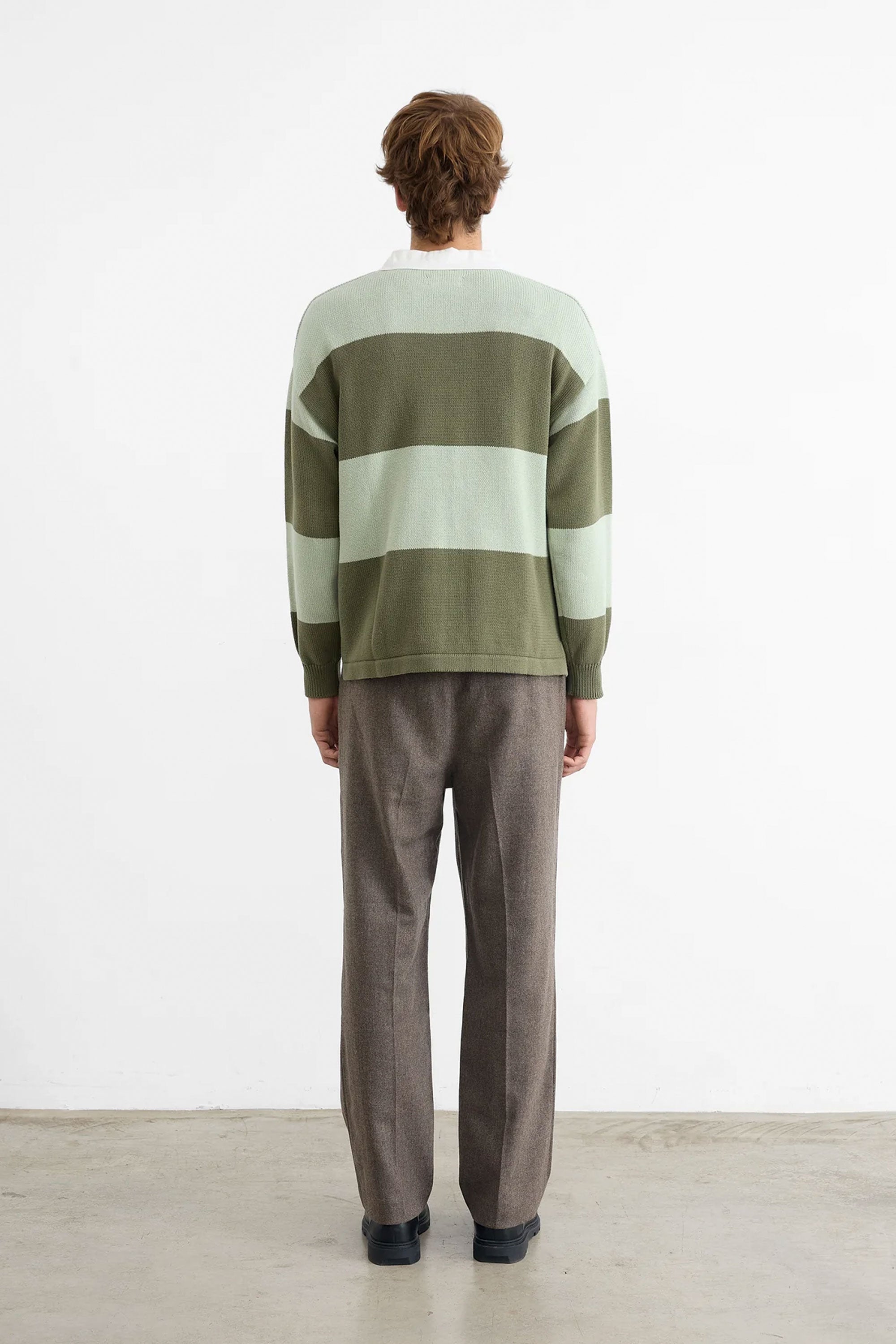 Happylifeshops Man Sweat Edmmond Undercover Polo Plain Khaki