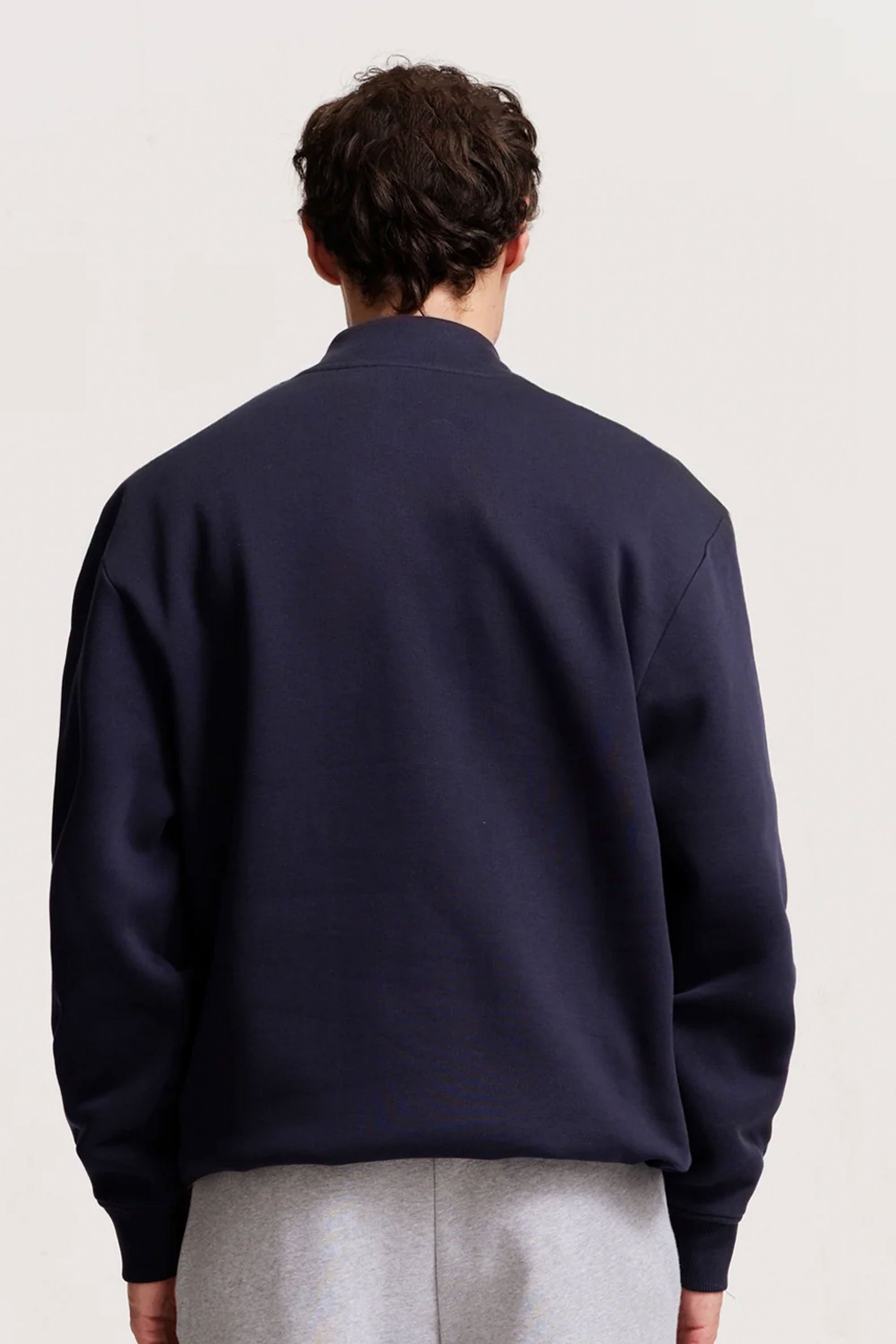 Happylifeshops Man Sweat Parlez Horizon Quarter Zip Midnight