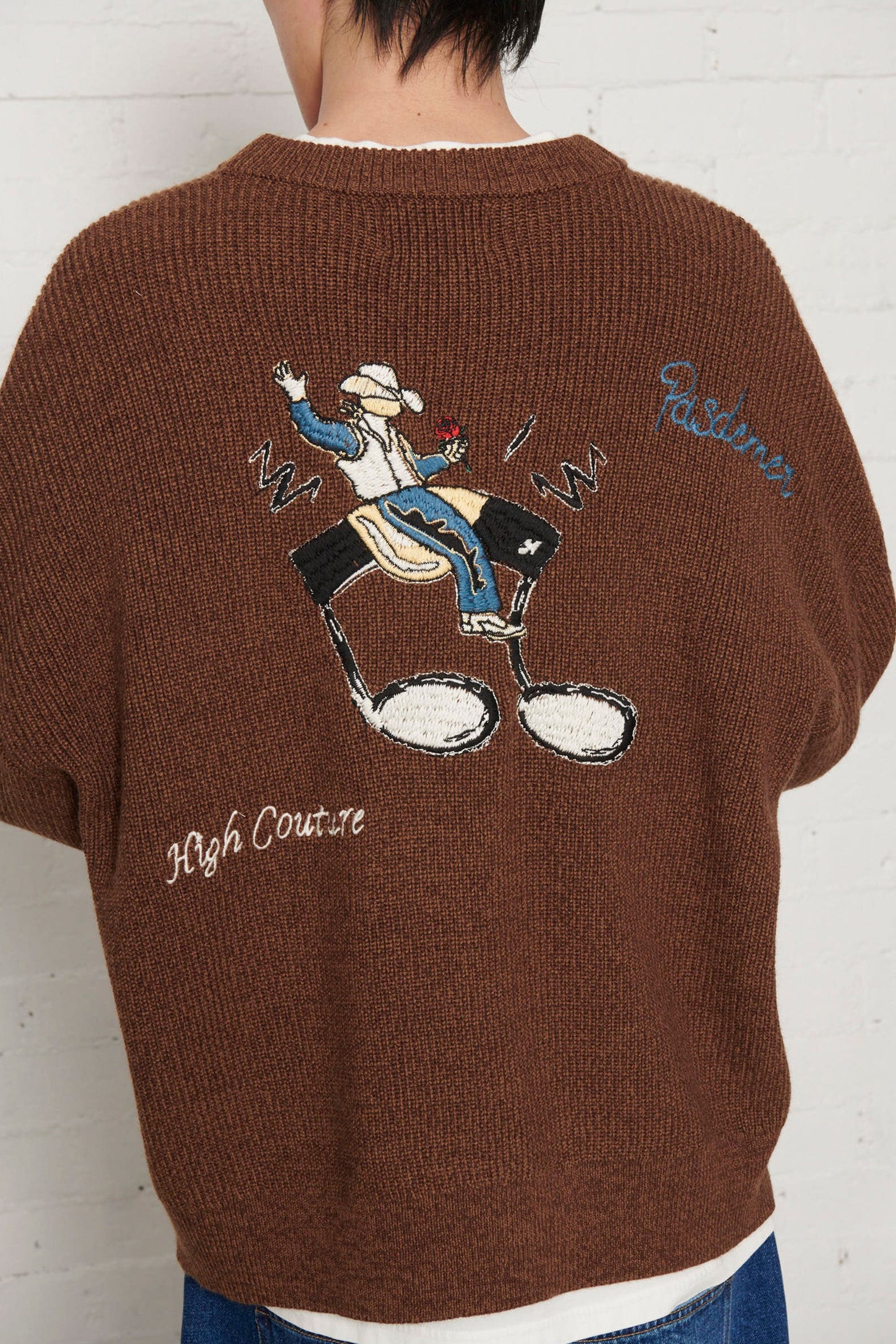 Happylifeshops Man Sweat Pas De Mer Rodeo Cardigan Brown