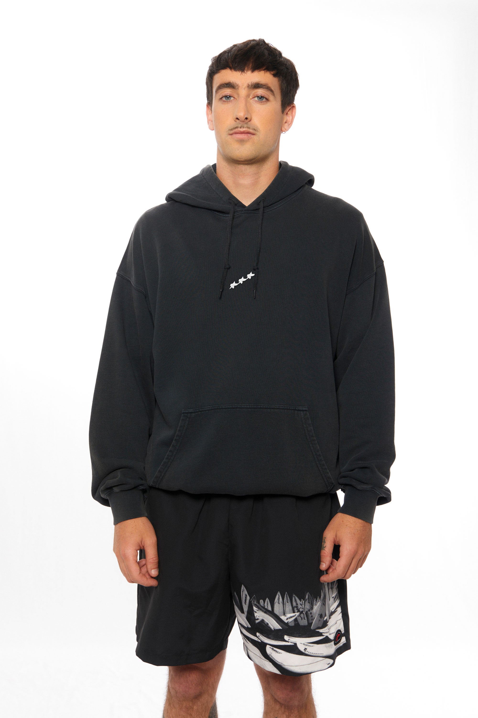Happylifeshops Man Sweat Pukas Clothing Surfboards Hoodie Black