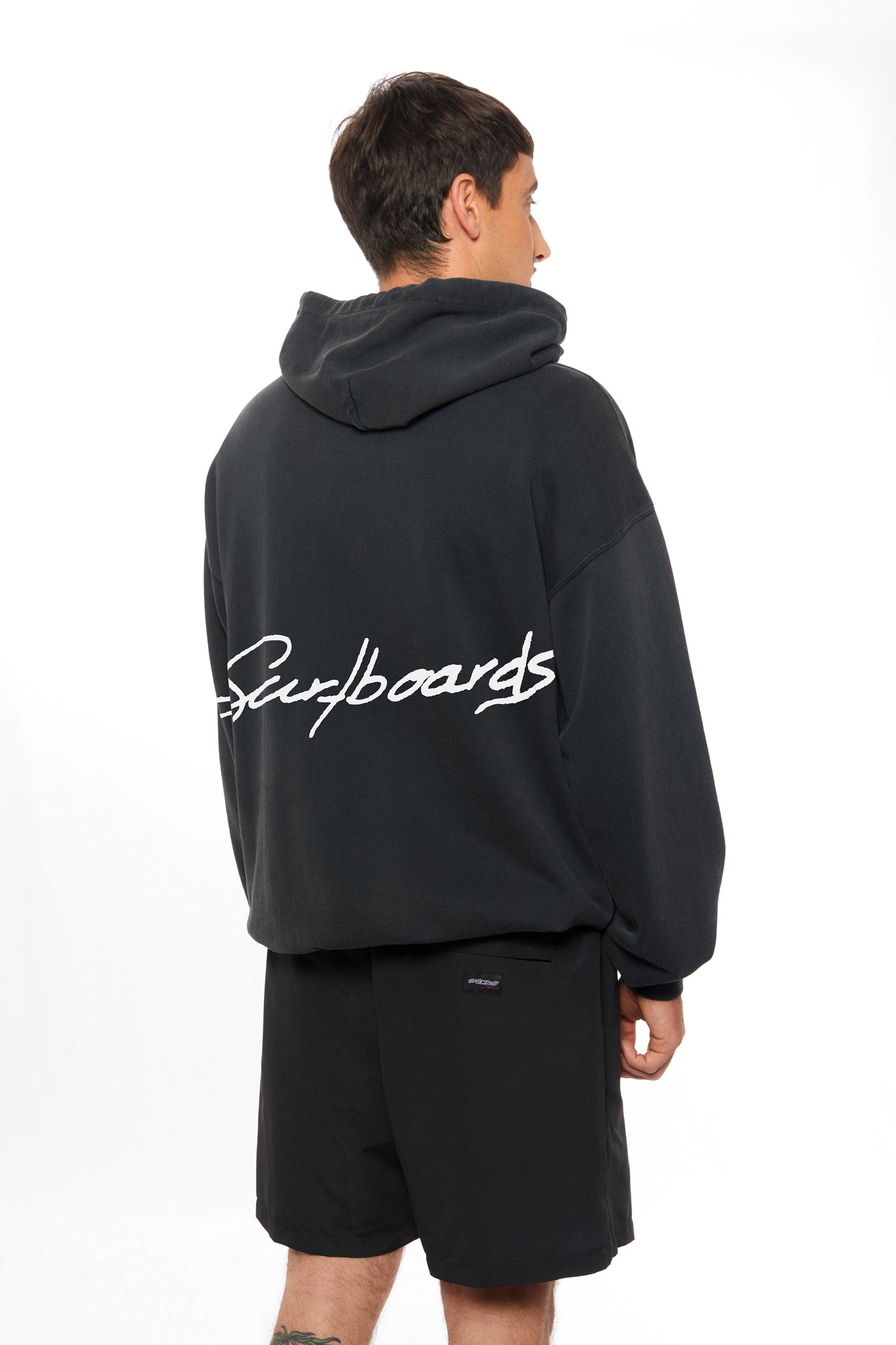 Happylifeshops Man Sweat Pukas Clothing Surfboards Hoodie Black