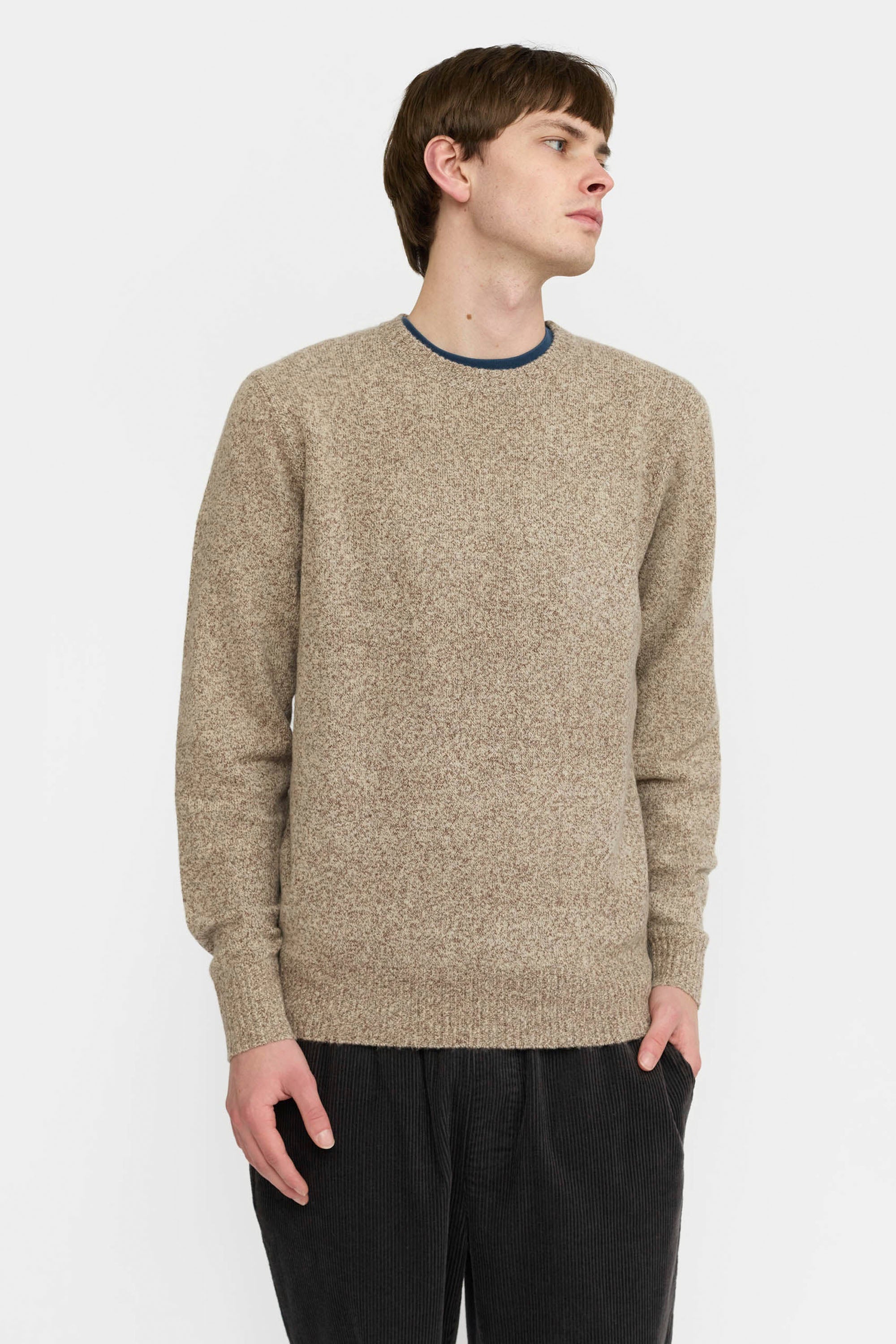 Revolution Beige sweater and black pants Happylifeshops