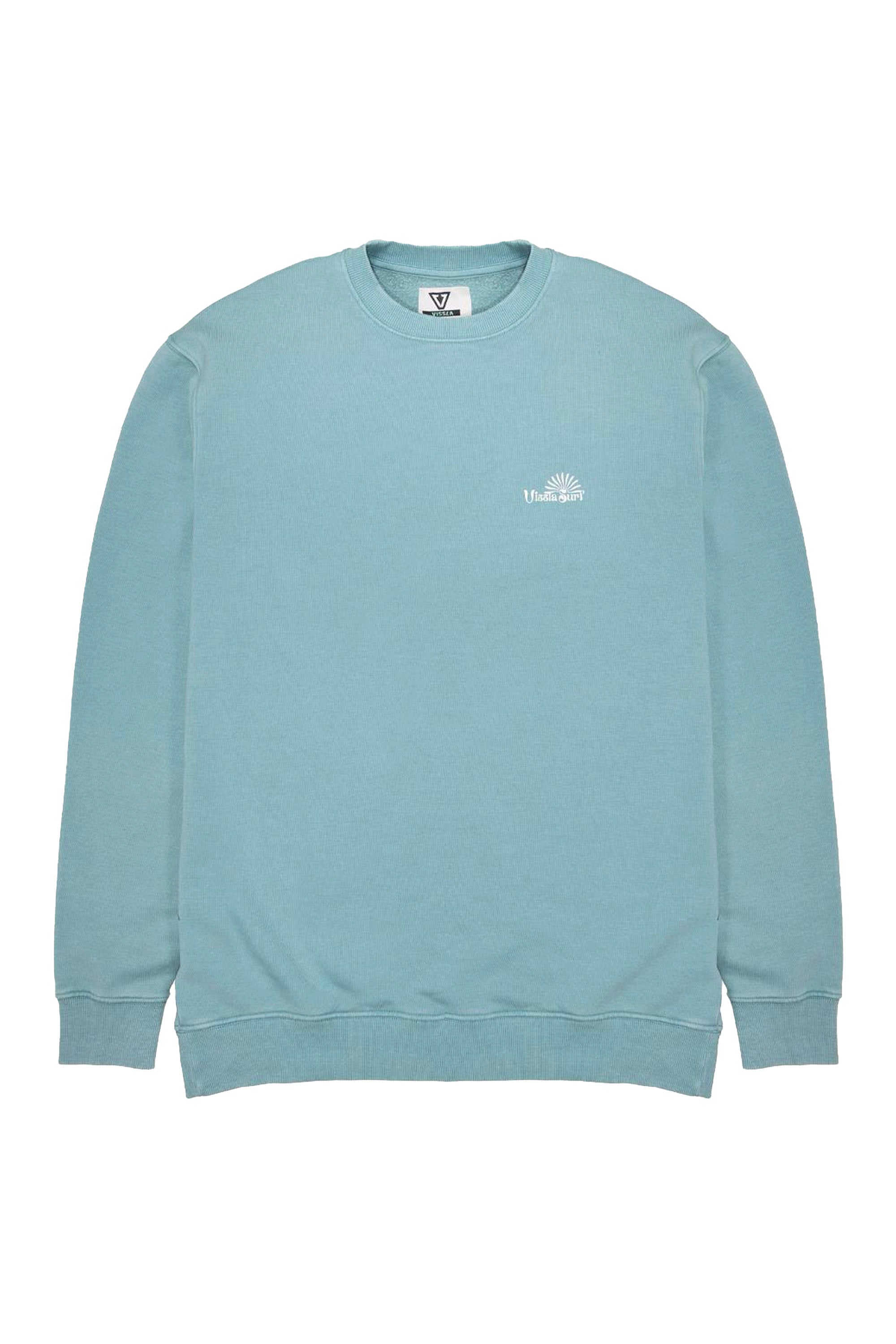Vissla Happylifeshops Sunchasers Crew Fleece Smokey Jade cozy surf layer