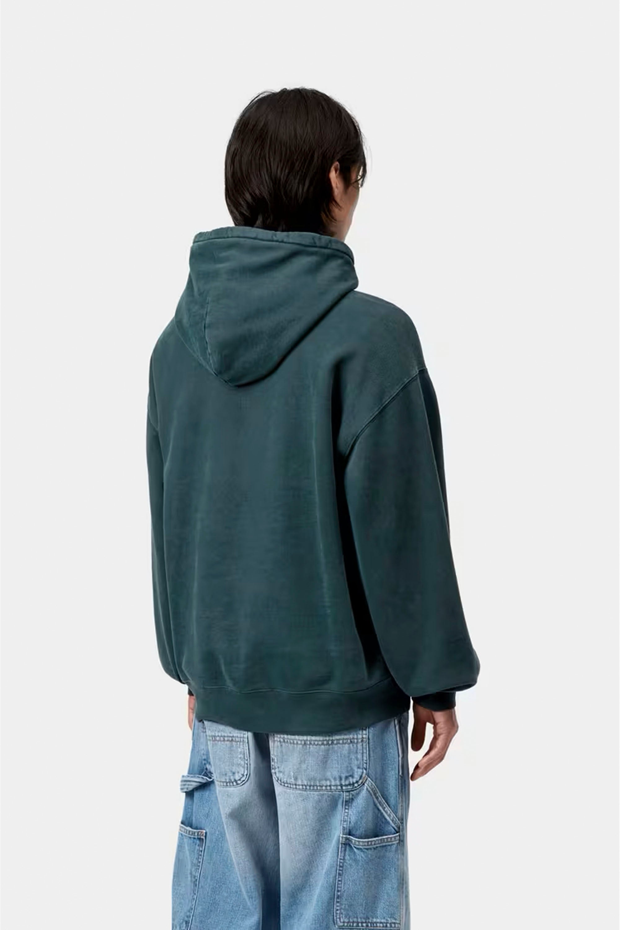Happylifeshops Carhartt WIP Hooded Vista Sweat in Deep Lagoon