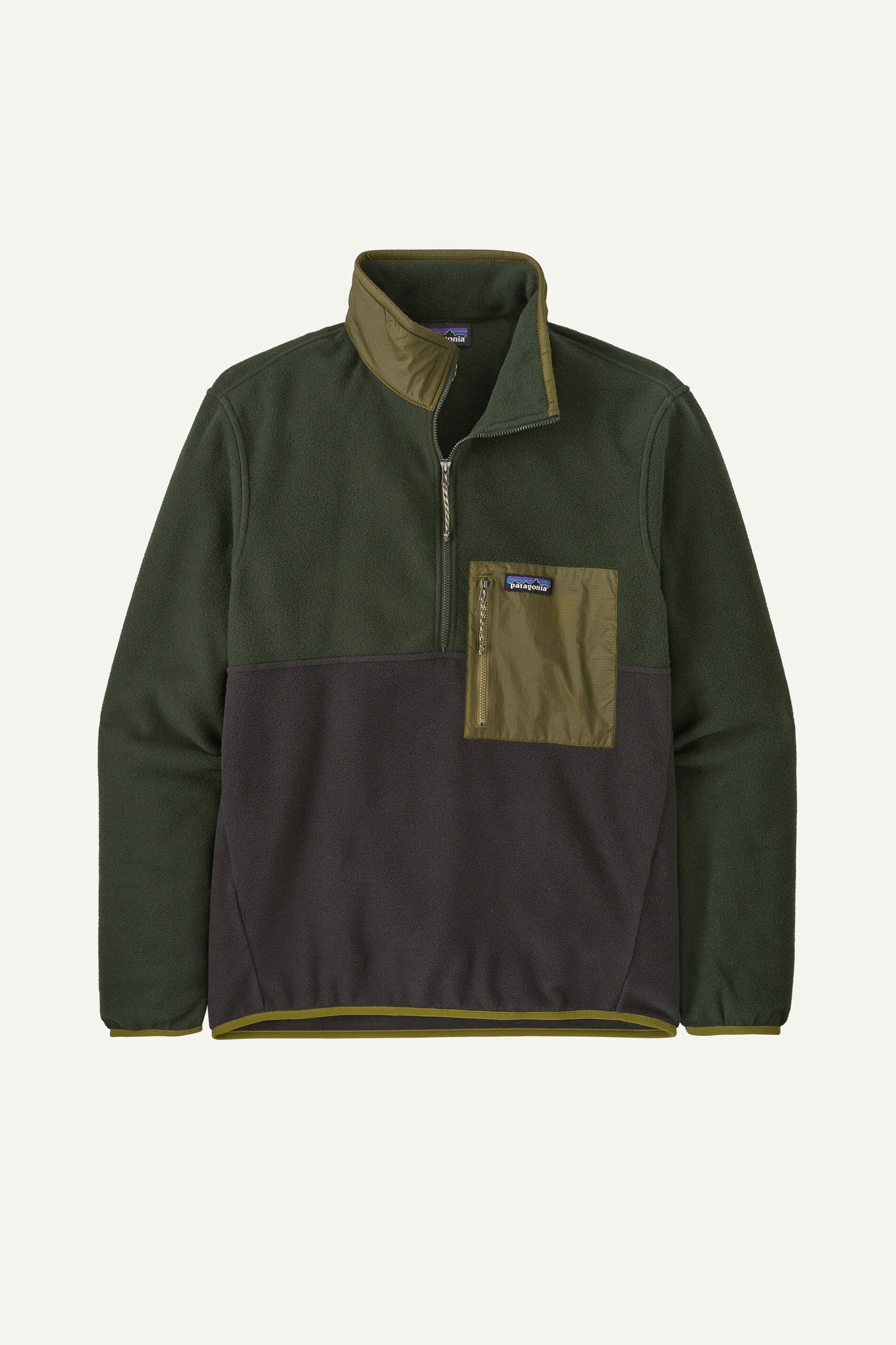 Happylifeshops Patagonia half-zip grid fleece in Black