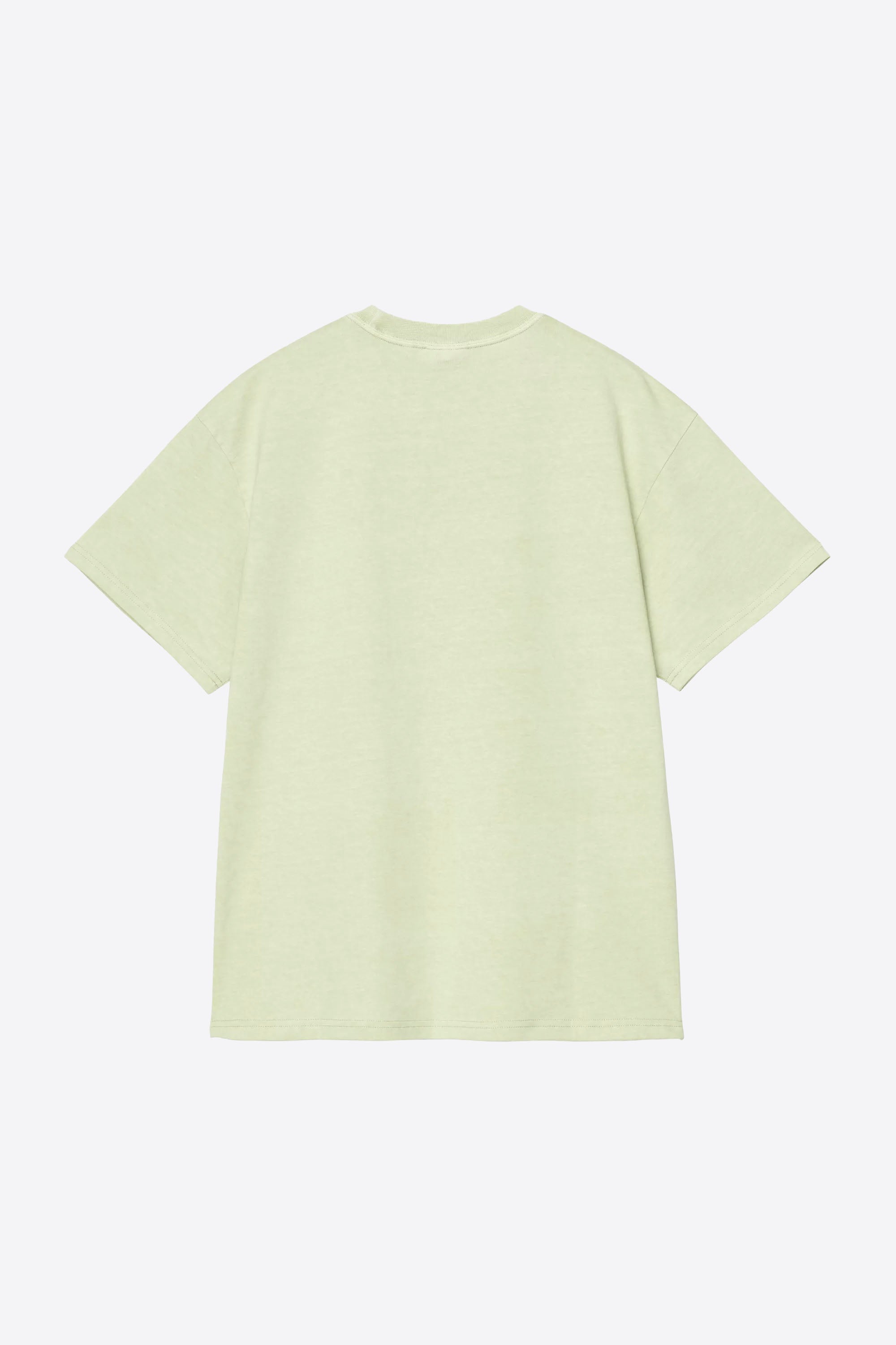 Happylifeshops Carhartt WIP pale olive garment-dyed t-shirt organic cotton relaxed fit