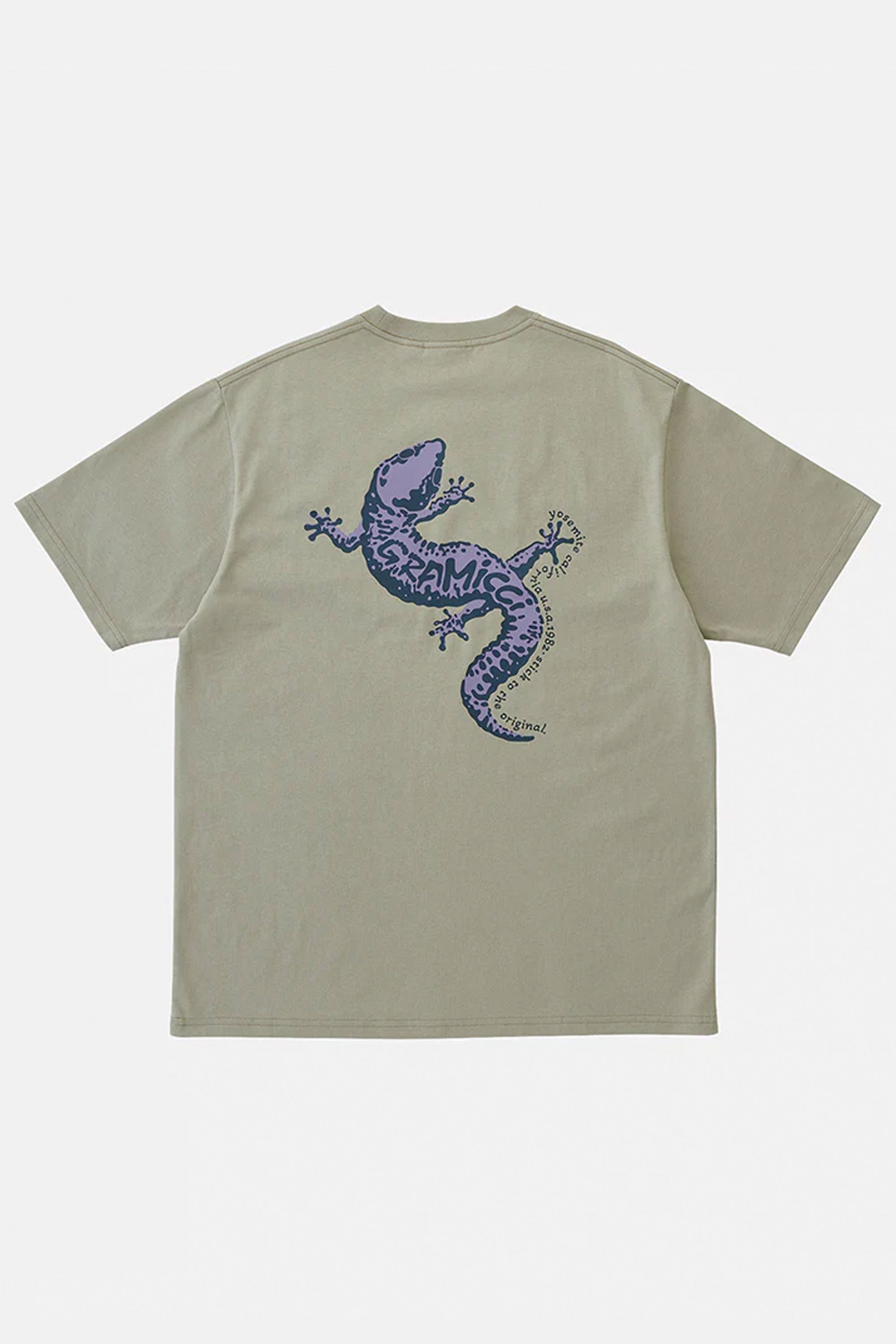 Happylifeshops Man Tee Gramicci Gecko Tee Beige