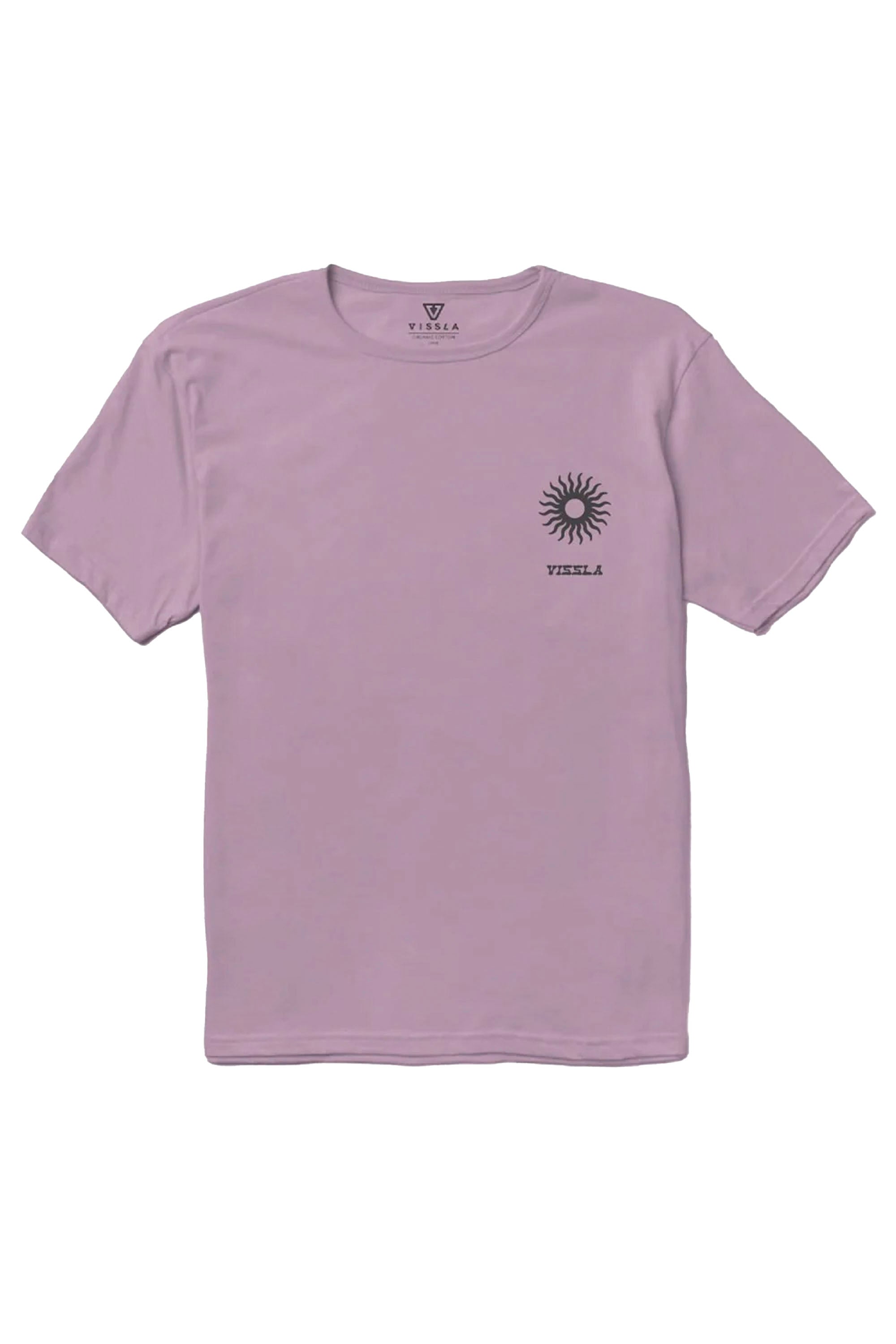 Vissla Happylifeshops Hula Hands Organic Tee plum color relaxed fit organic cotton