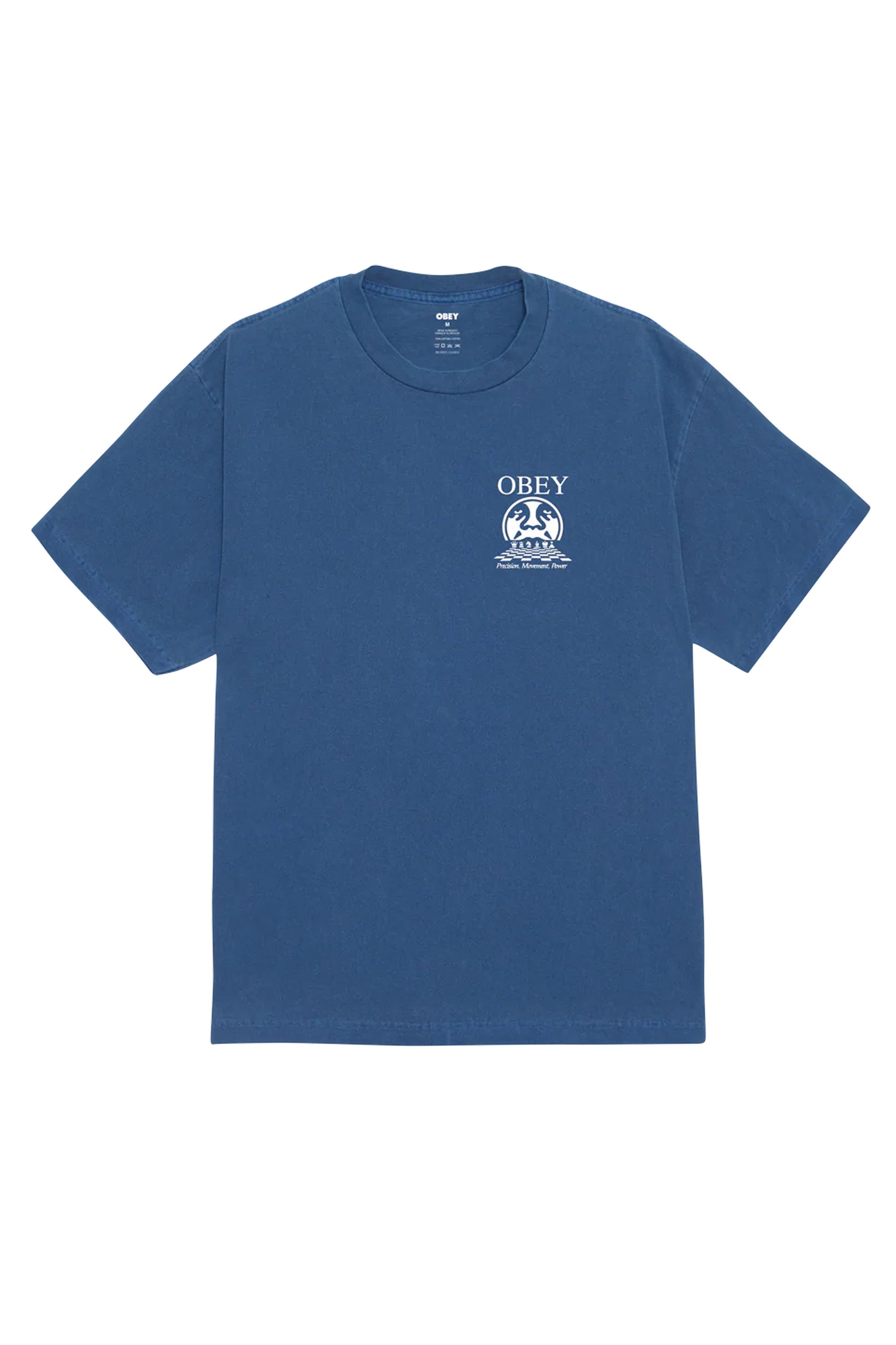 Blue t-shirt with 'OBEY' logo at Happylifeshops
