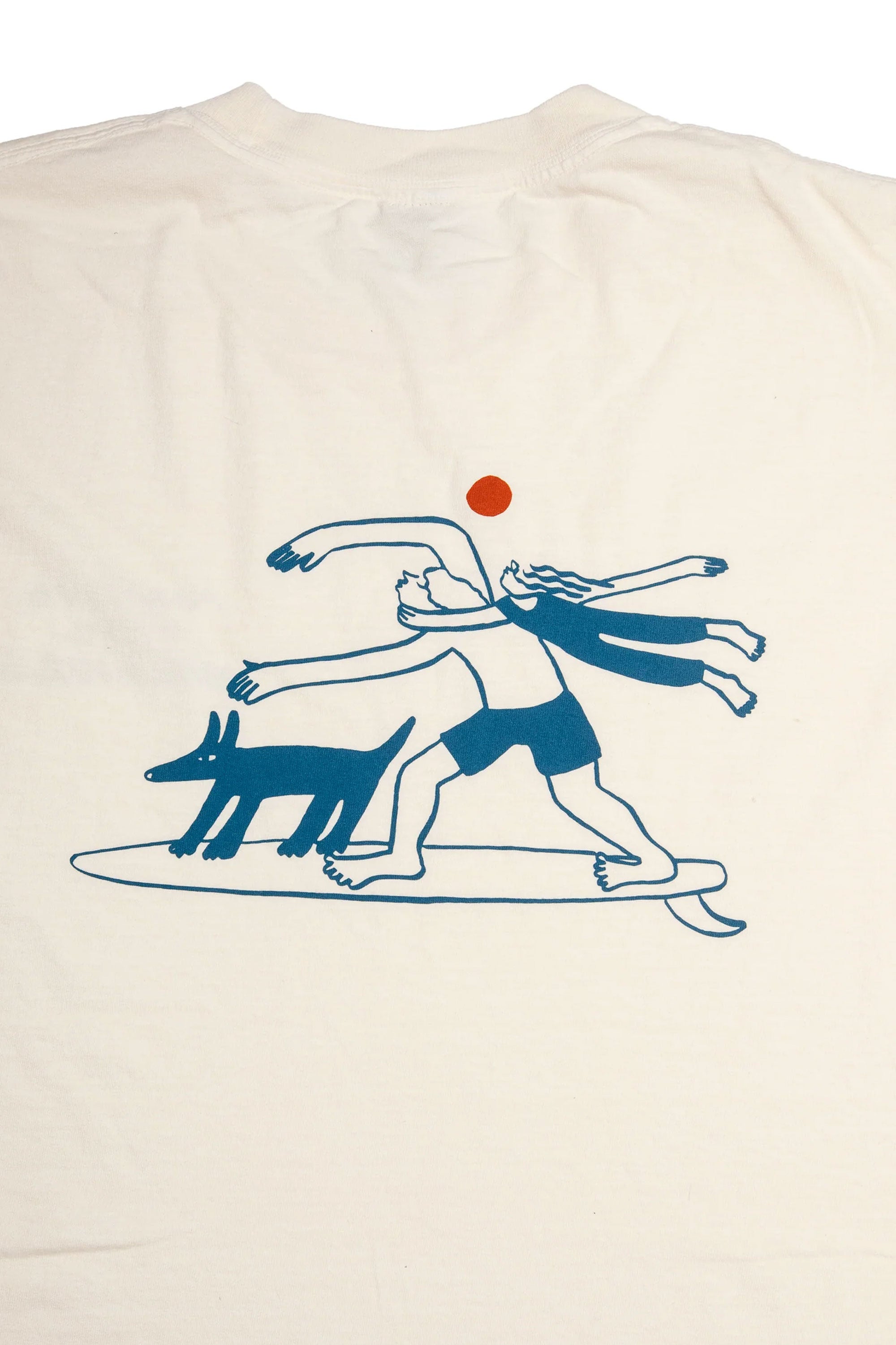 Happylifeshops Man Tee Positive Vibe Warriors Carpool Graphic Cream