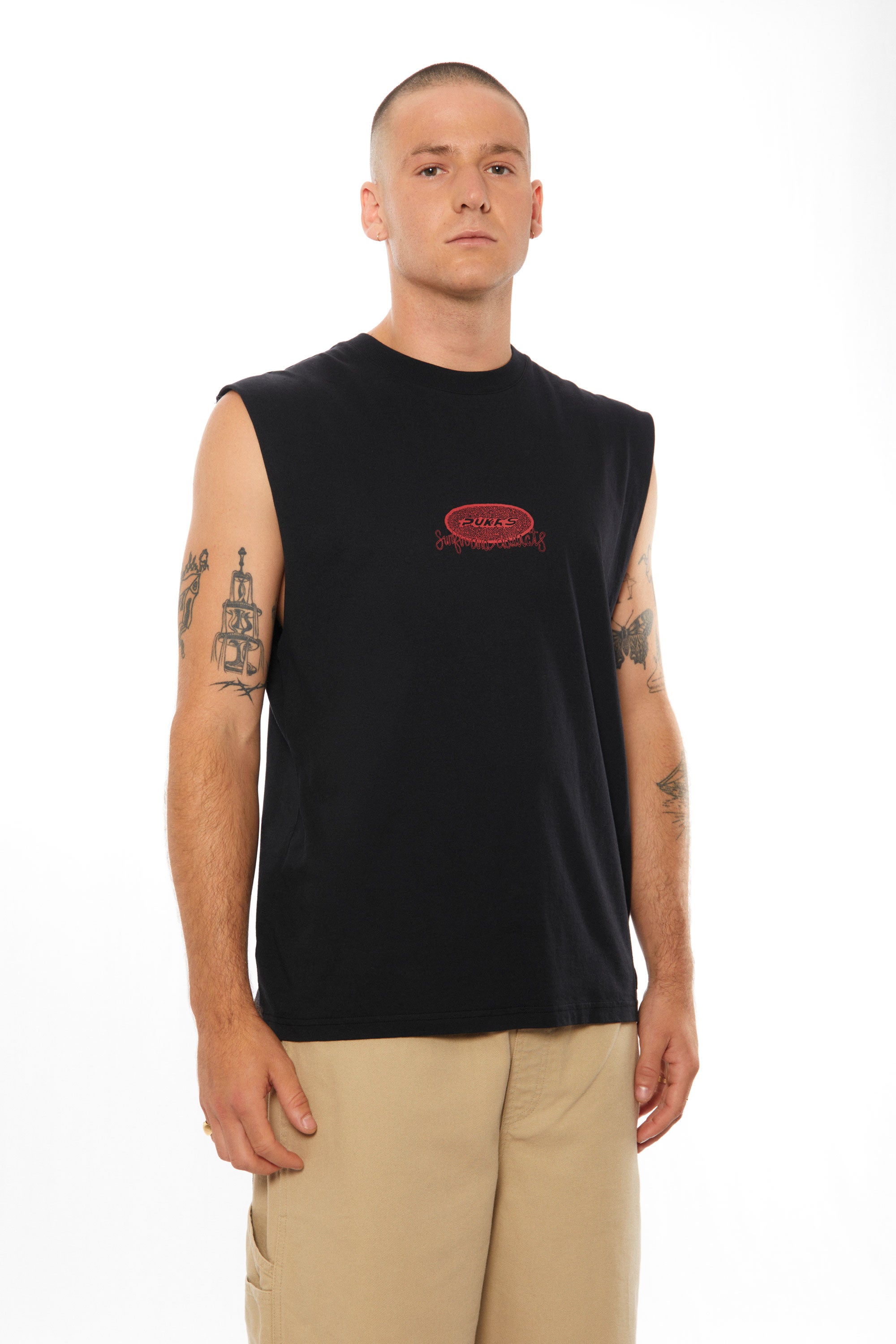 Happylifeshops Man Tee Pukas Clothing Estrella Long Road Tank Black