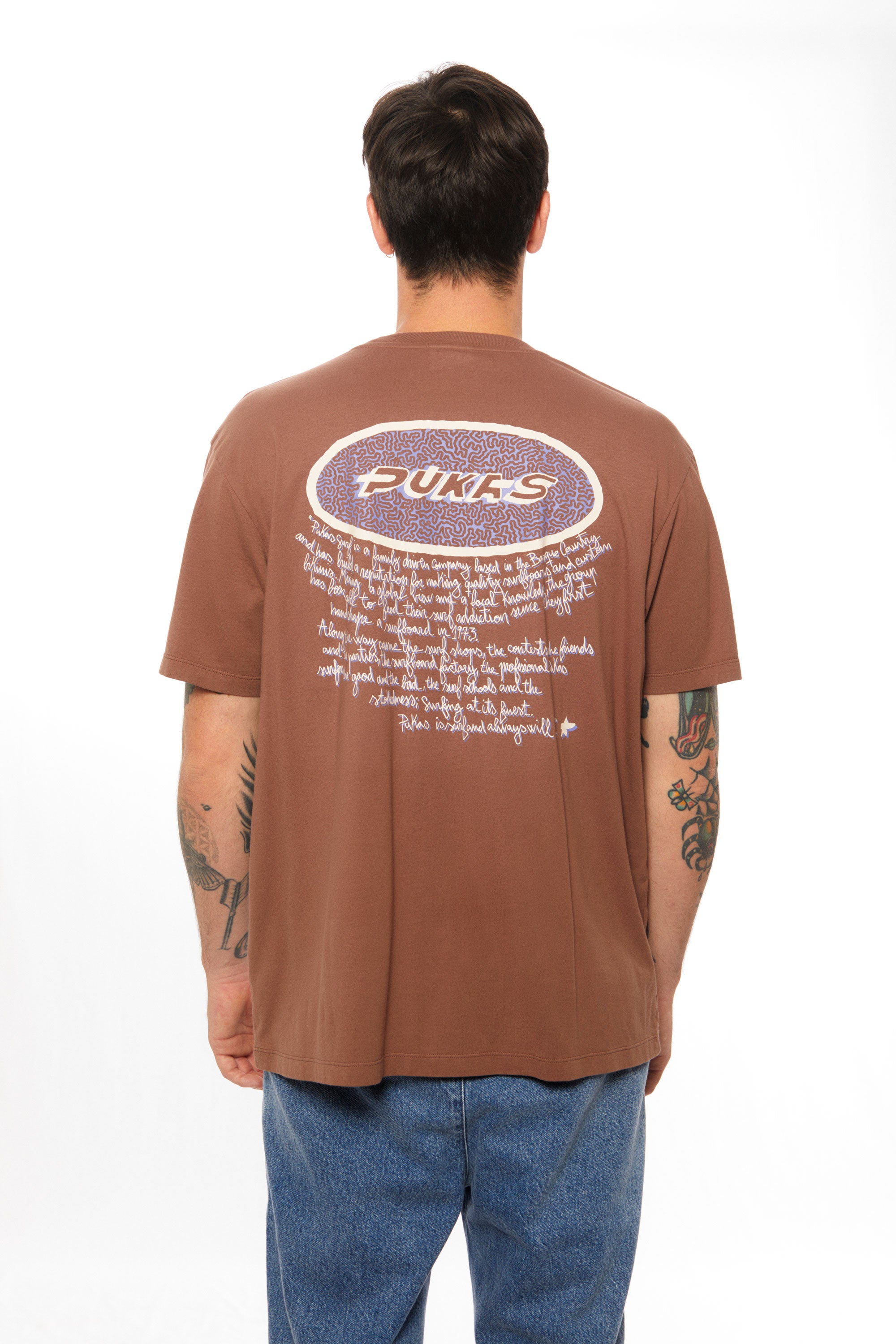 Happylifeshops Man Tee Pukas Clothing Sunny Long Road Brown