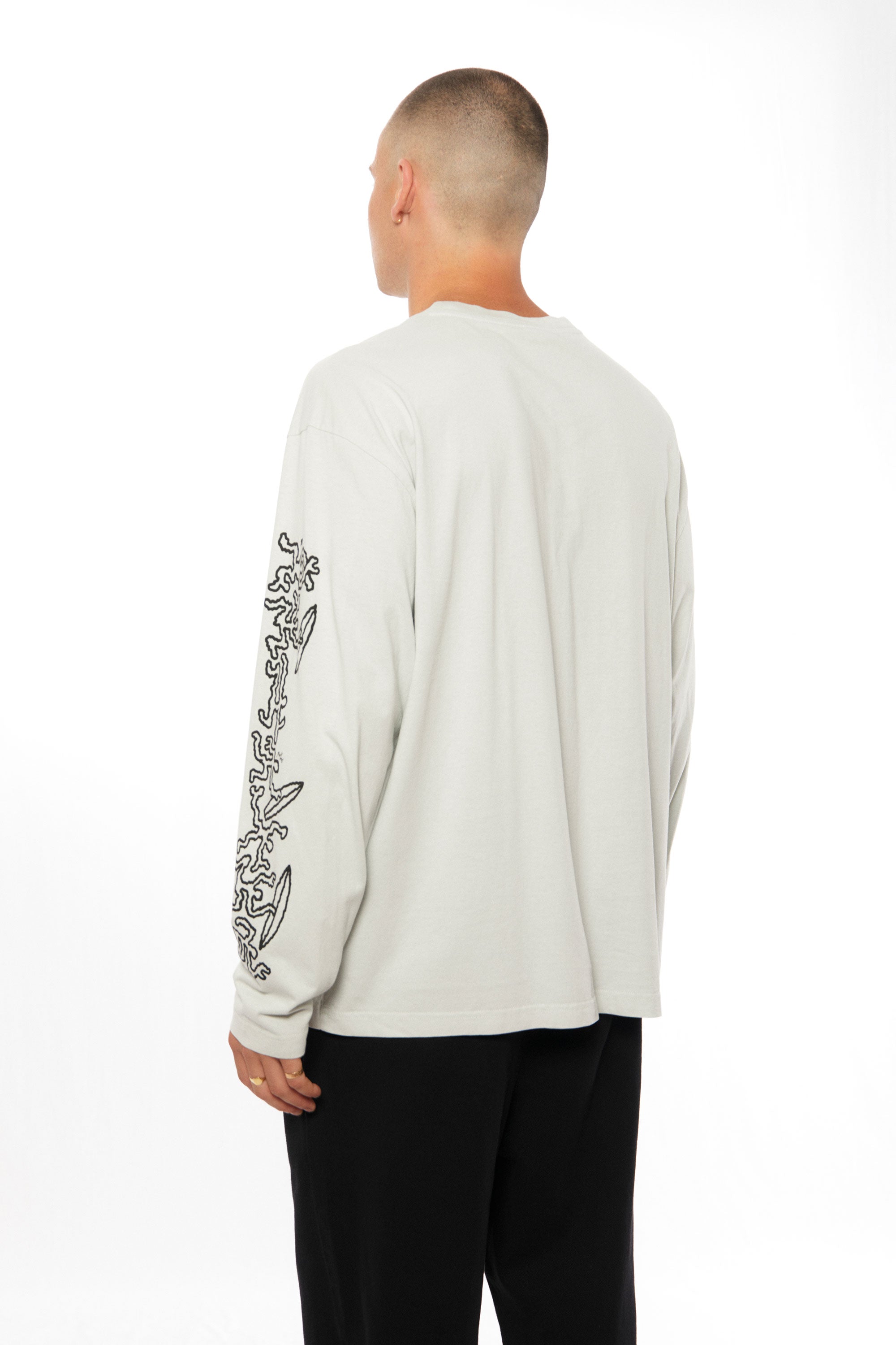 Happylifeshops Man Tee Pukas Clothing Surfers Hell Ice Grey