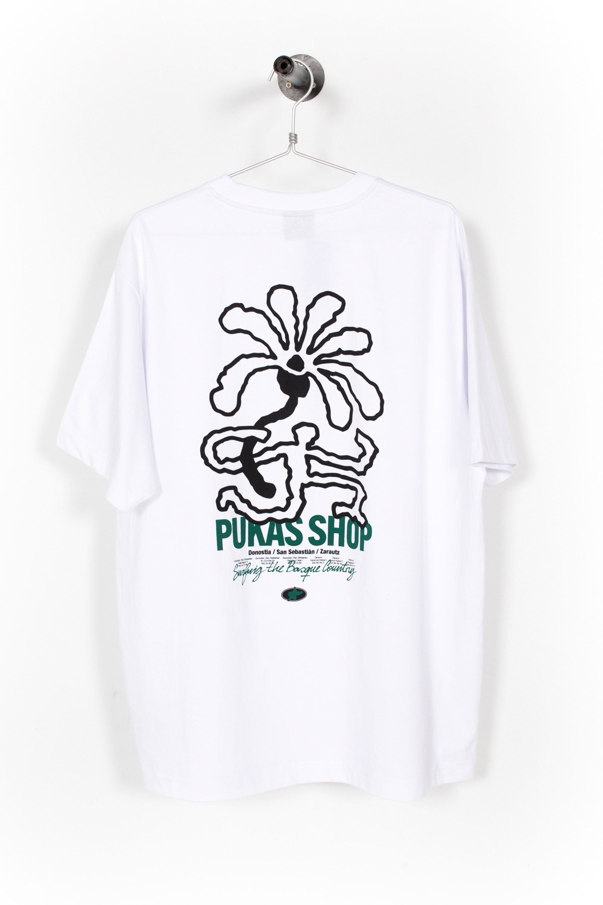 Happylifeshops Man Tee Happylifeshops Wild Bloom White