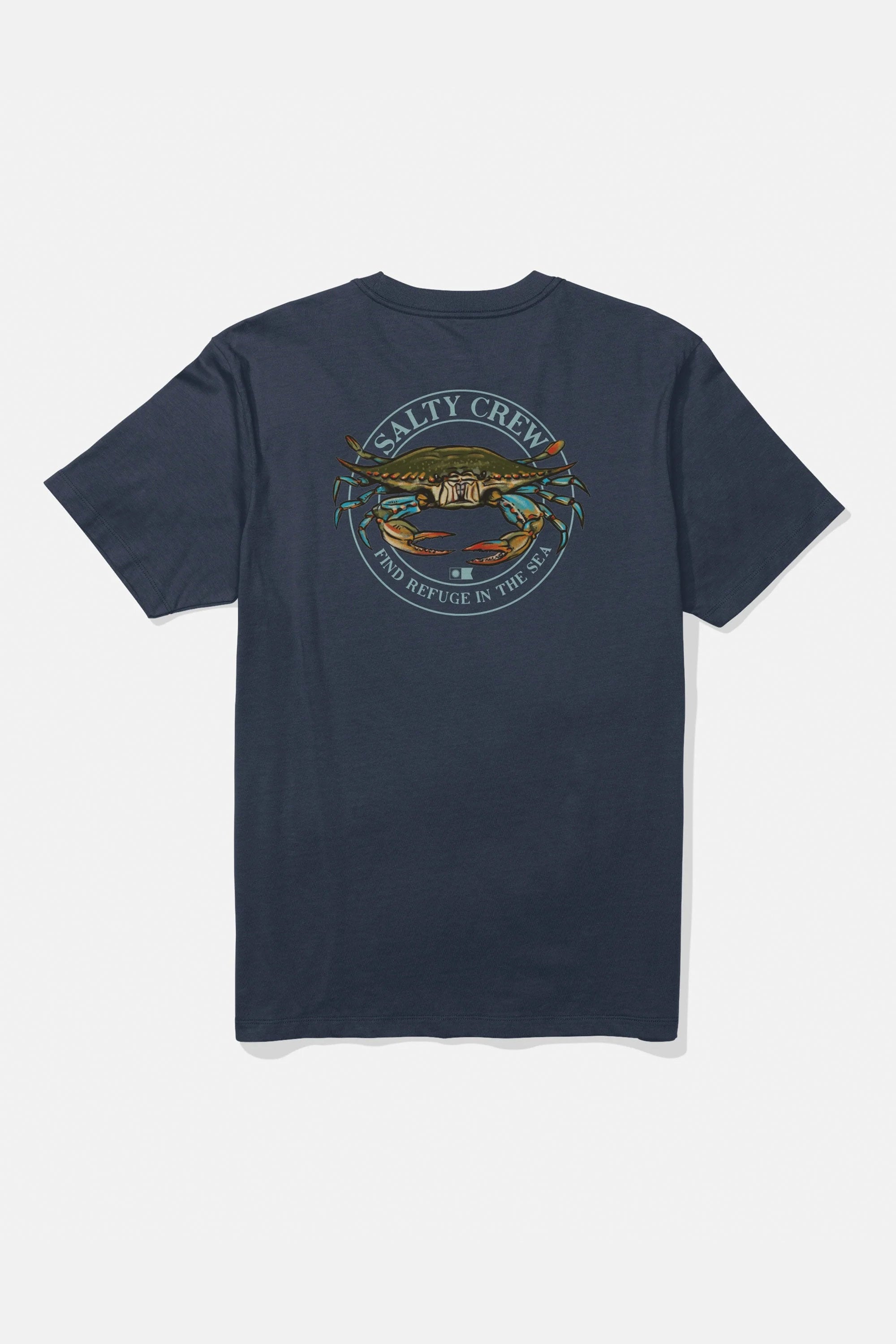 Happylifeshops Salty Crew men’s graphic tee in navy