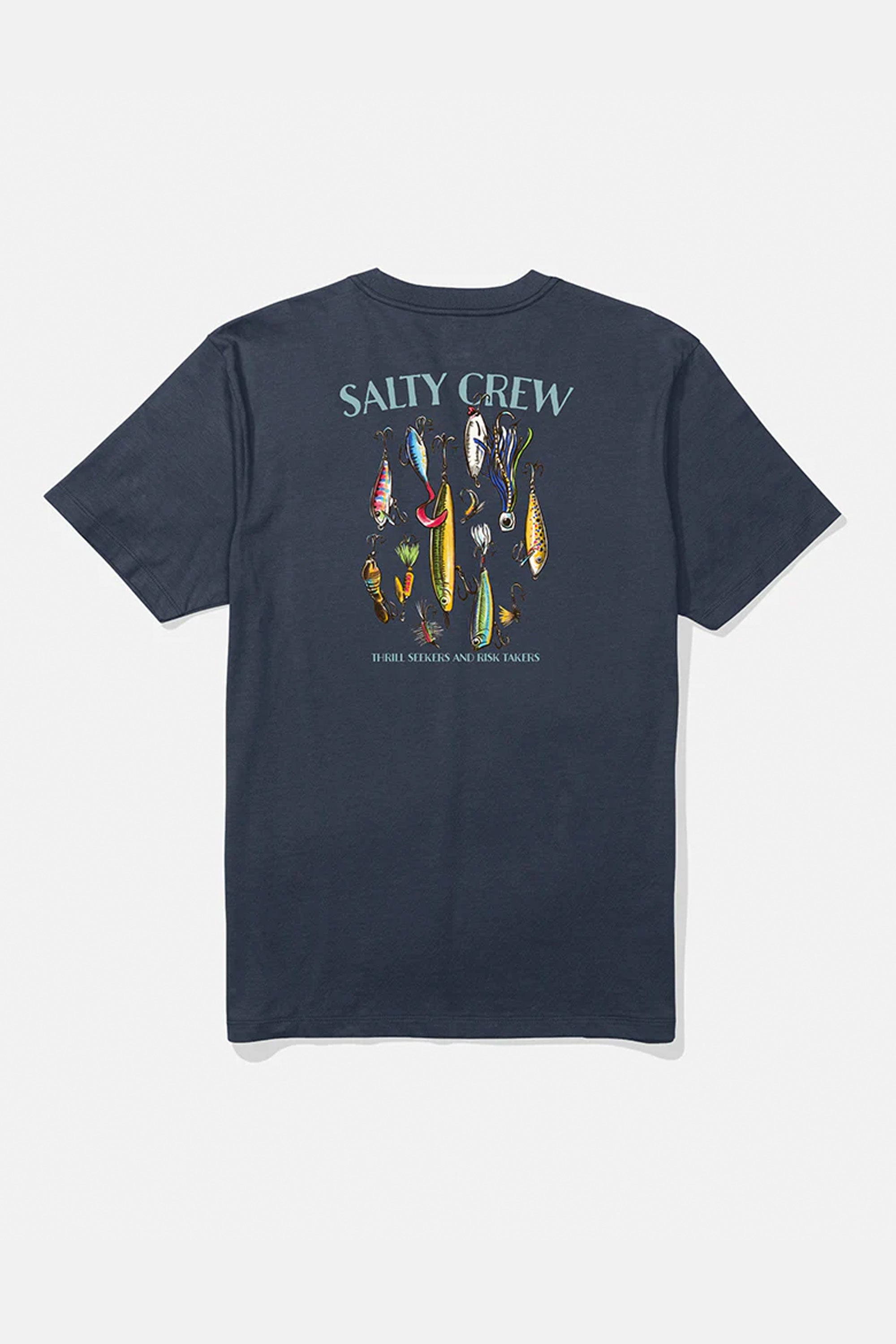 Happylifeshops Salty Crew men’s graphic tee in navy