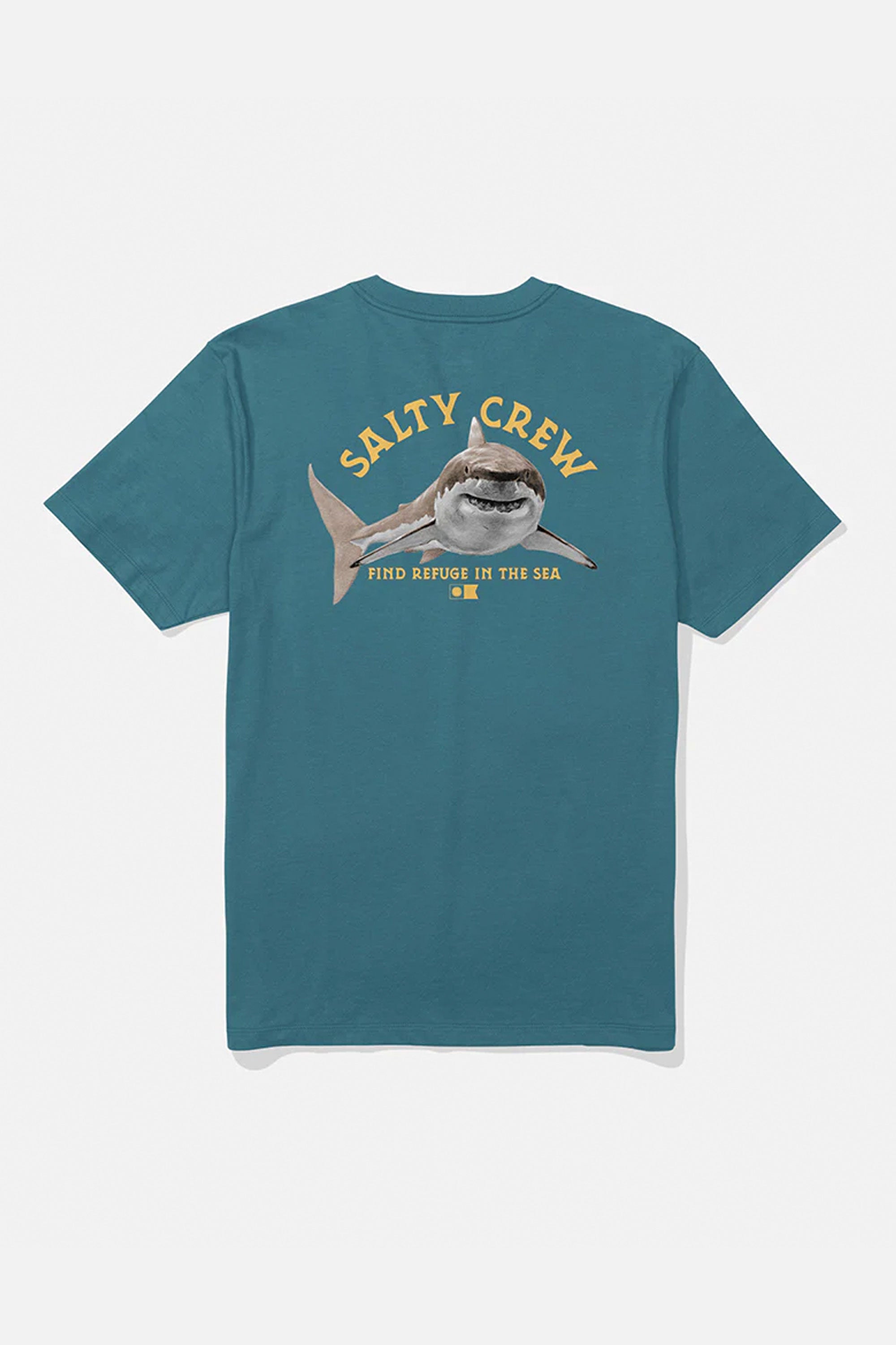 Happylifeshops Salty Crew graphic tee in hydro blue
