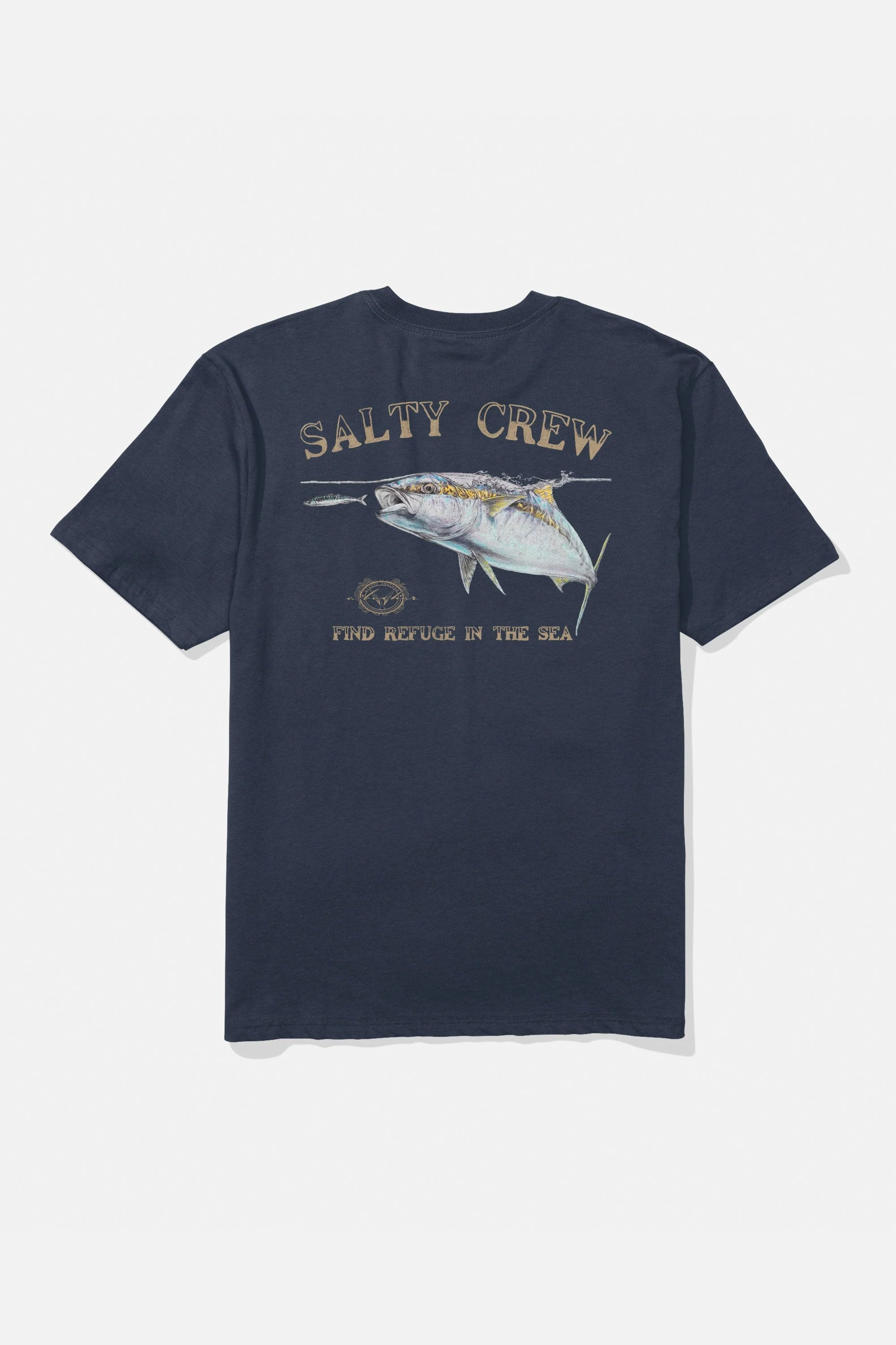 Happylifeshops Salty Crew graphic short-sleeve tee in navy