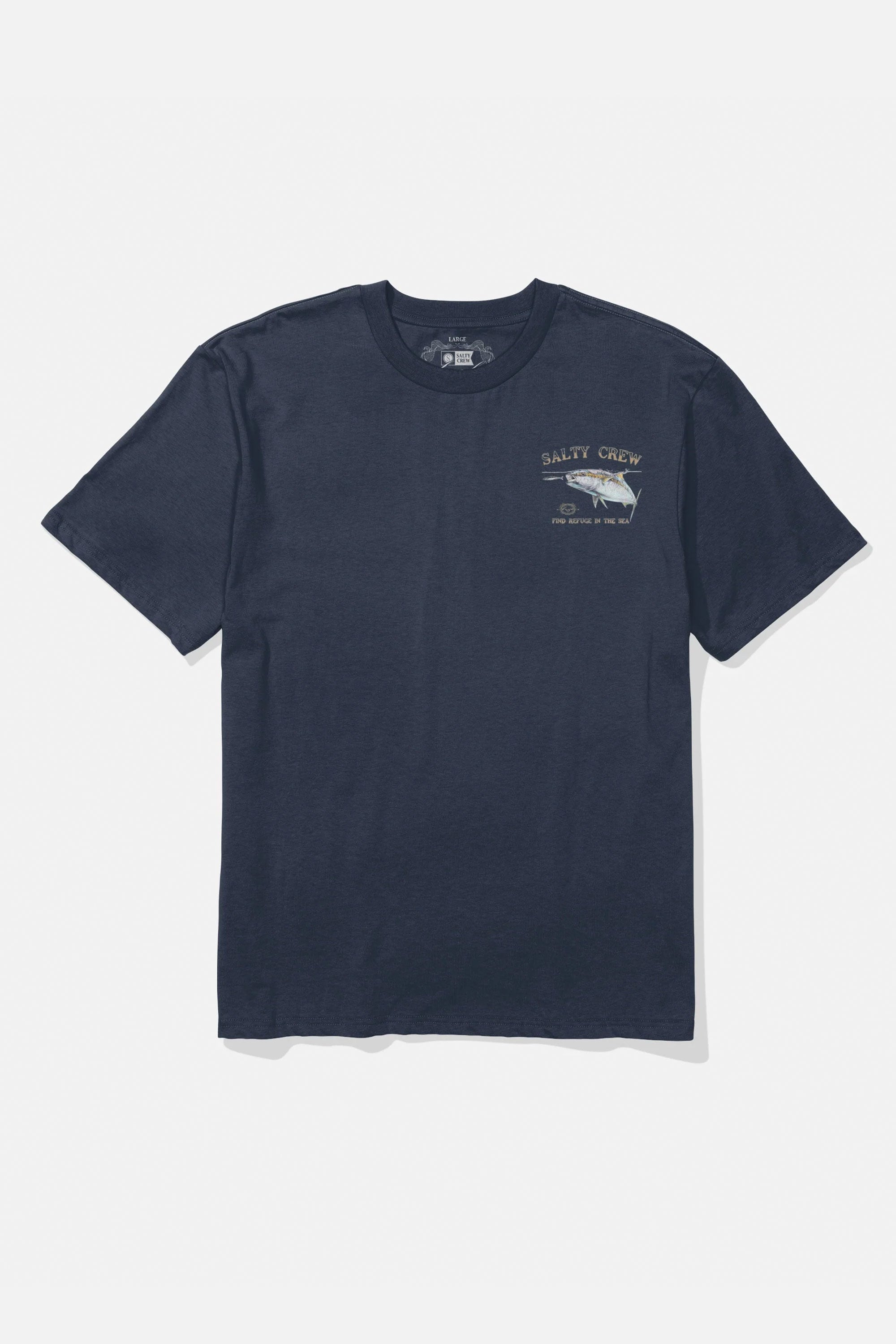 Happylifeshops Salty Crew graphic short-sleeve tee in navy