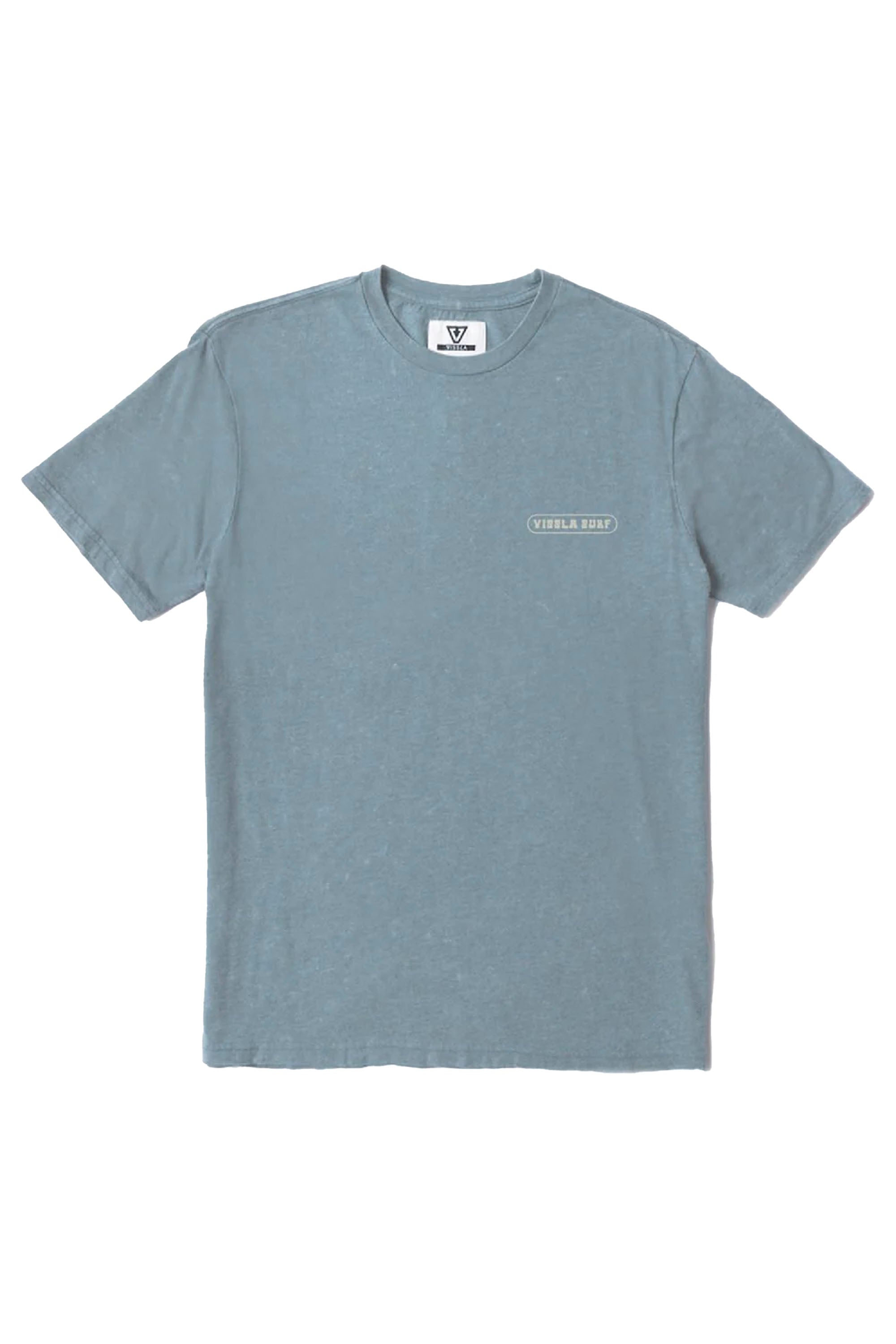 Vissla Happylifeshops Secret Shores Cosmic Wash SS Tee denim washed-toned graphic tee