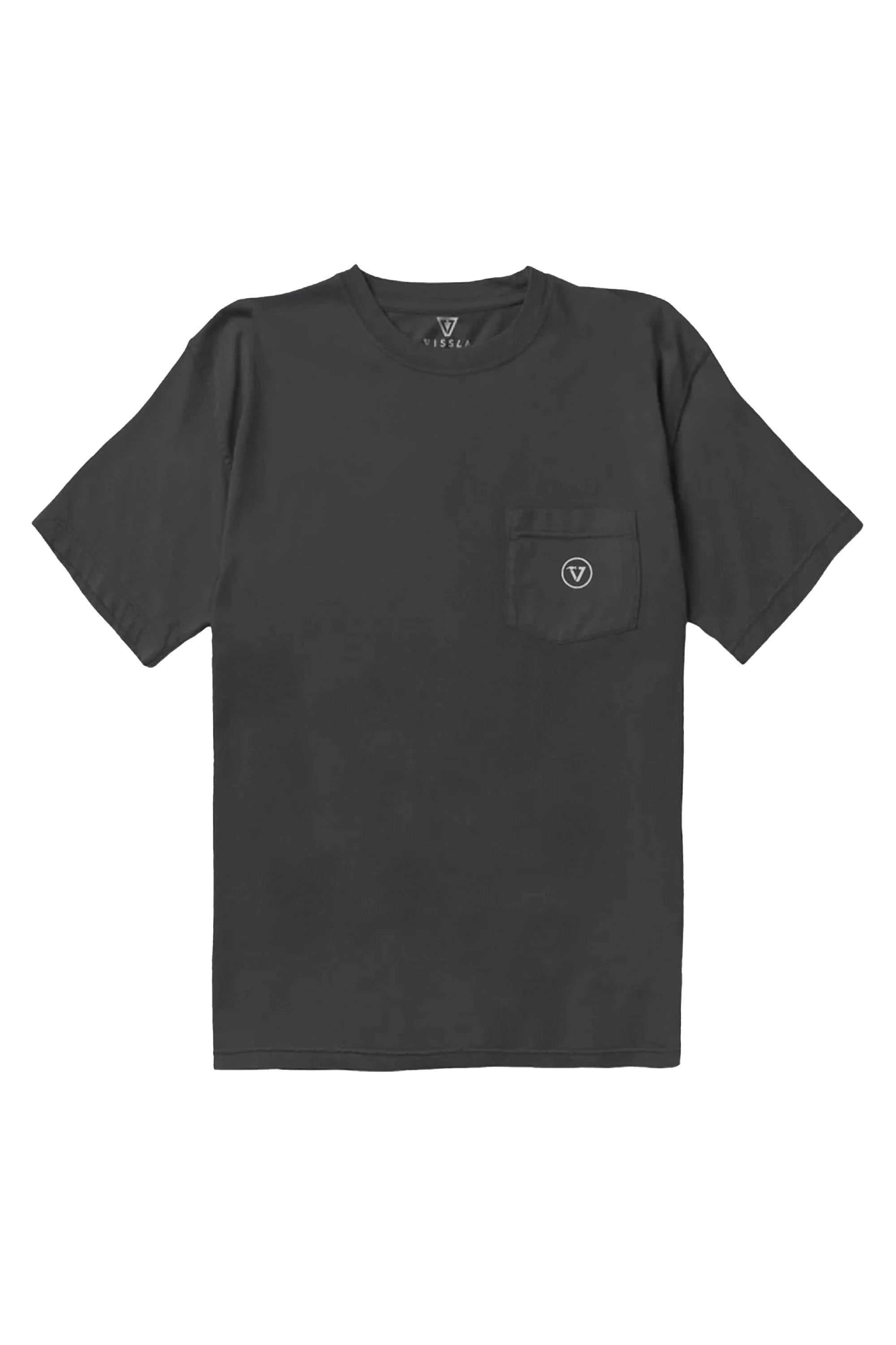 Vissla Happylifeshops Shady Shapers Premium Organic Pkt Tee phantom organic cotton
