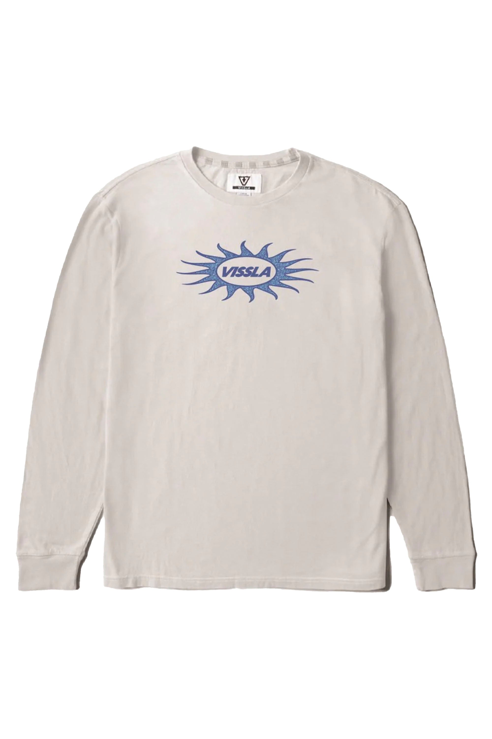 Vissla Happylifeshops Unidentified LS Tee White graphic long-sleeve relaxed fit